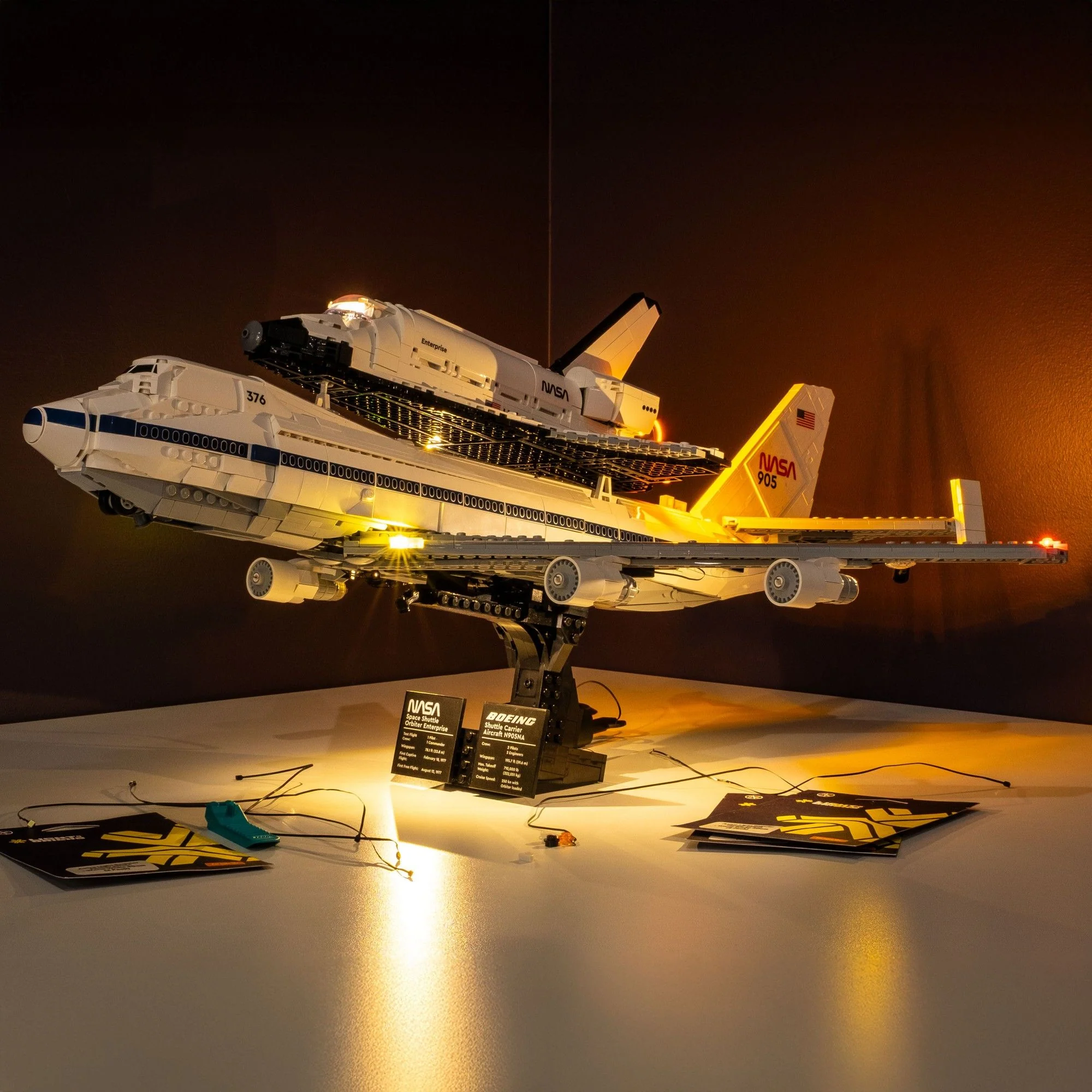 Add On - LEGO® Shuttle Carrier Aircraft #10360 DIY Light Bundle - Image 4