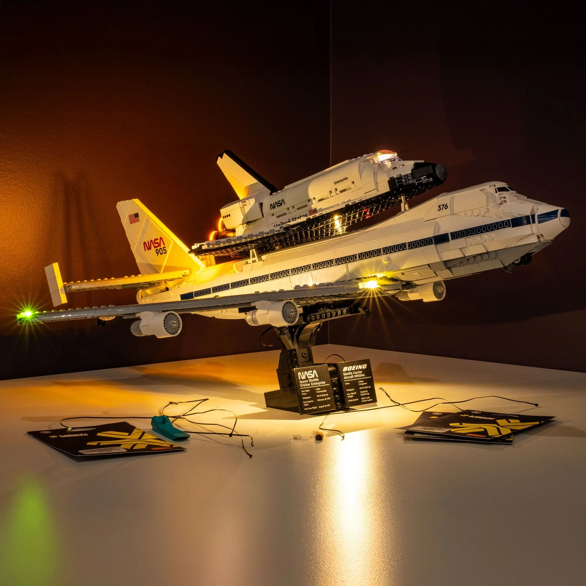 Add On - LEGO® Shuttle Carrier Aircraft #10360 DIY Light Bundle - Image 6