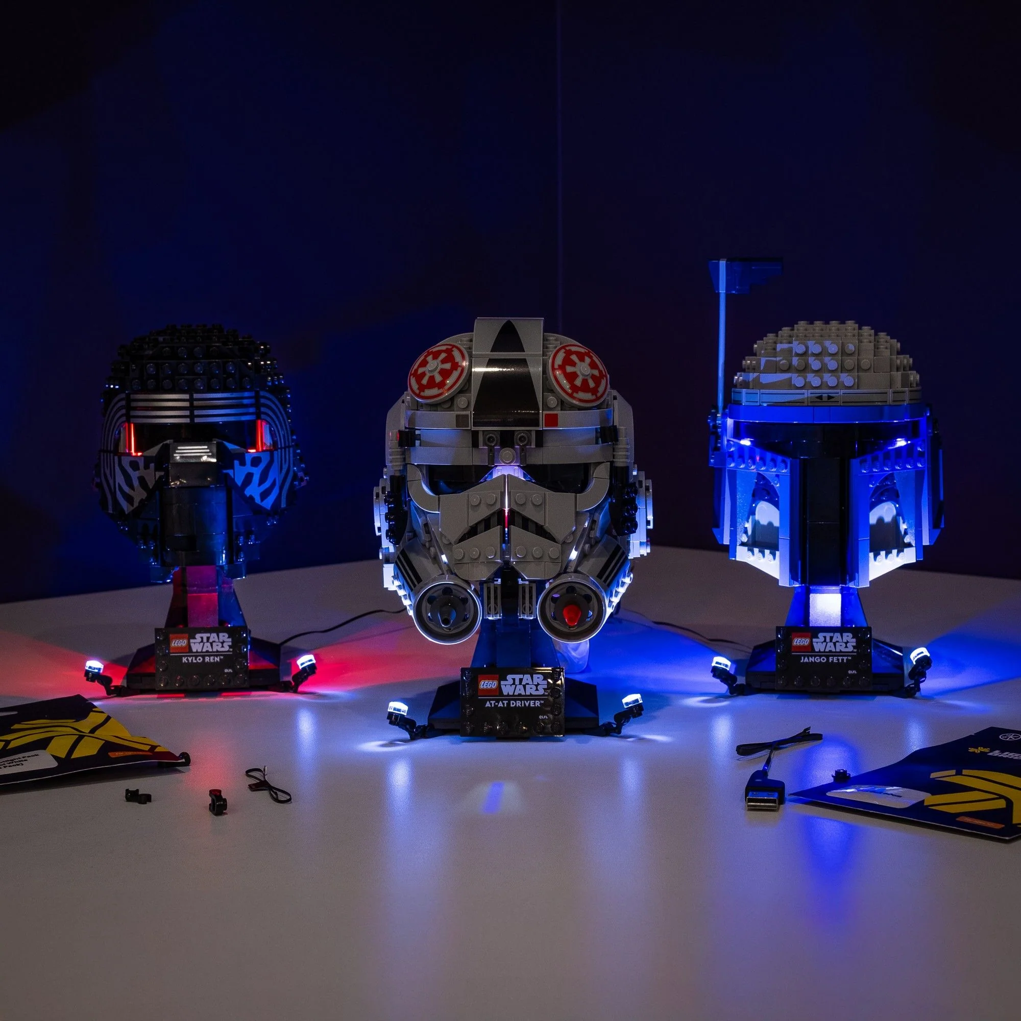 LEGO® Kylo Ren Helmet #75415 DIY Light Bundle - Image 6