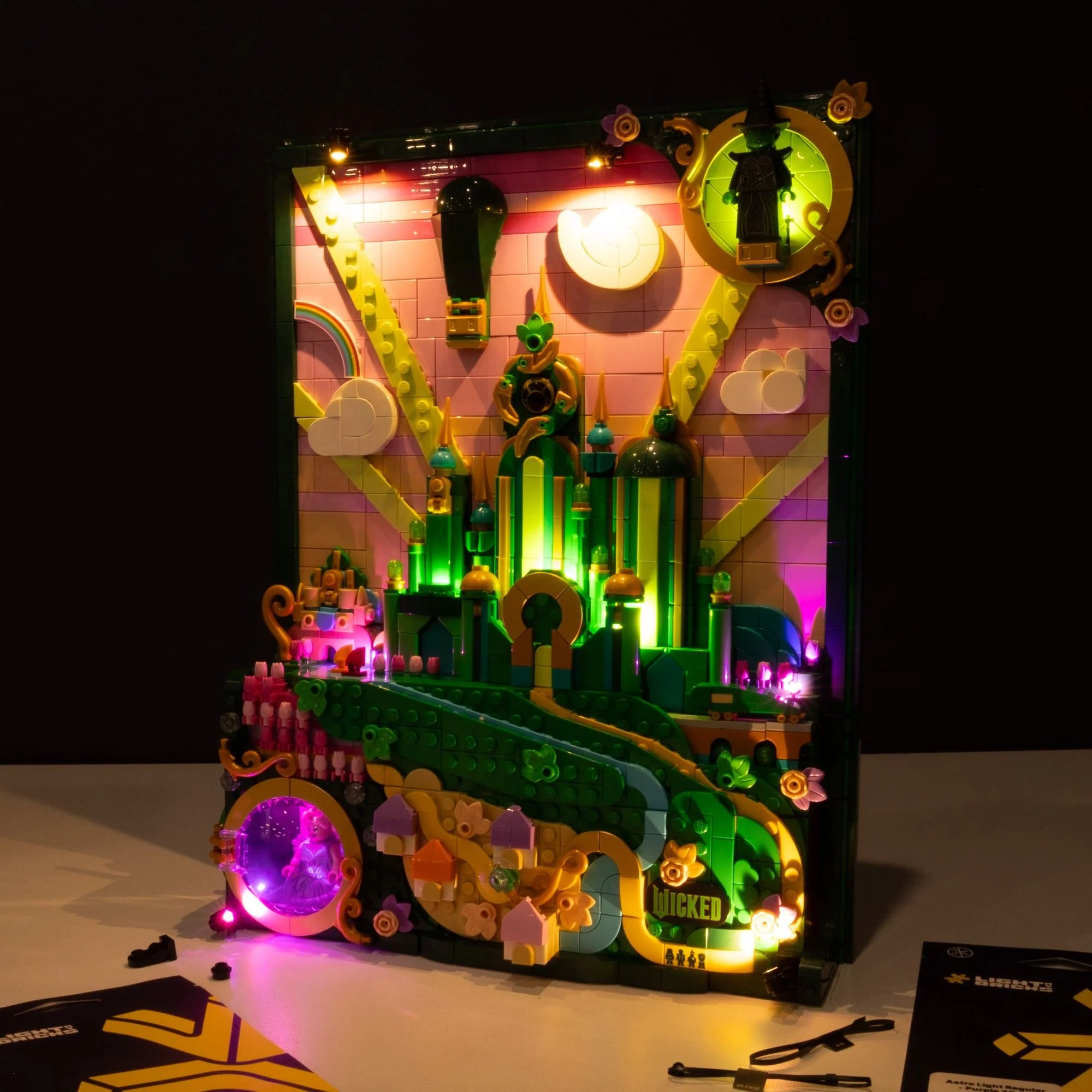 LEGO® Emerald City Wall Art #75685 DIY Light Bundle - Image 3