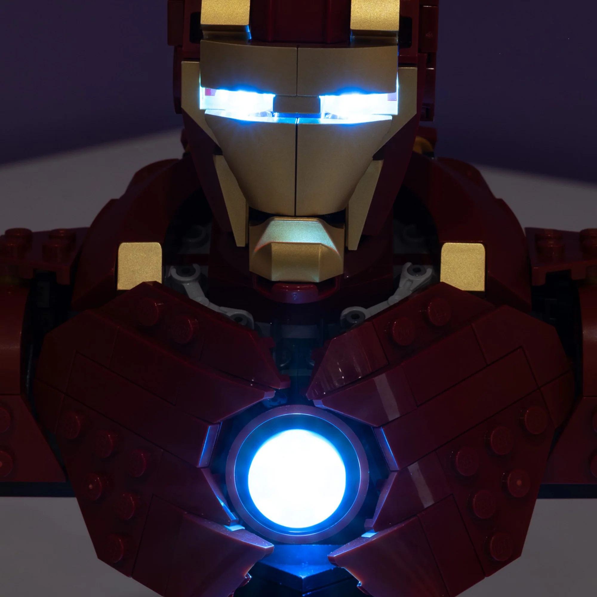 LEGO® Iron Man MK4 Bust #76327 DIY Light Bundle - Image 4