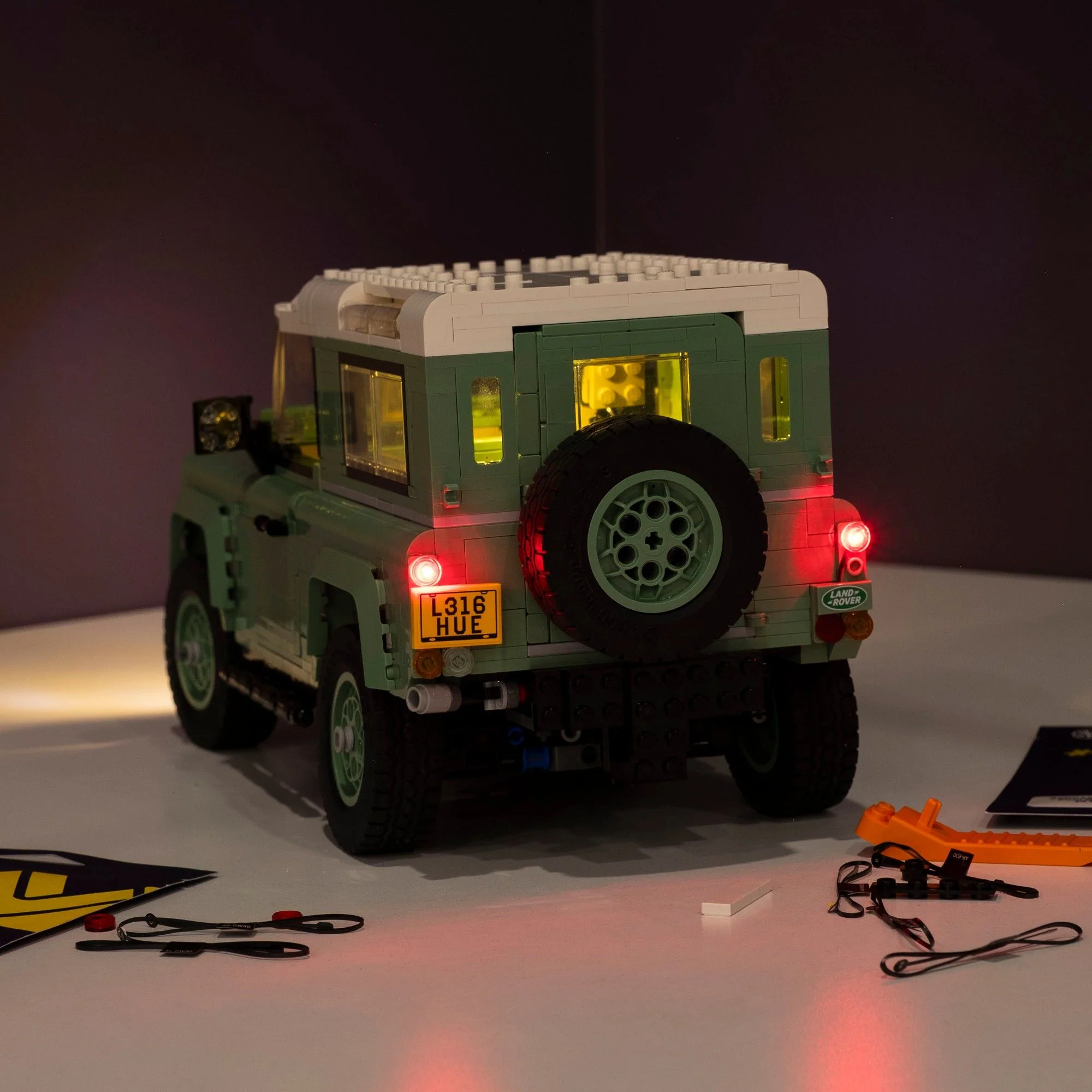 LEGO® Land Rover Classic Defender 90 #10317 DIY Light Bundle - Image 6