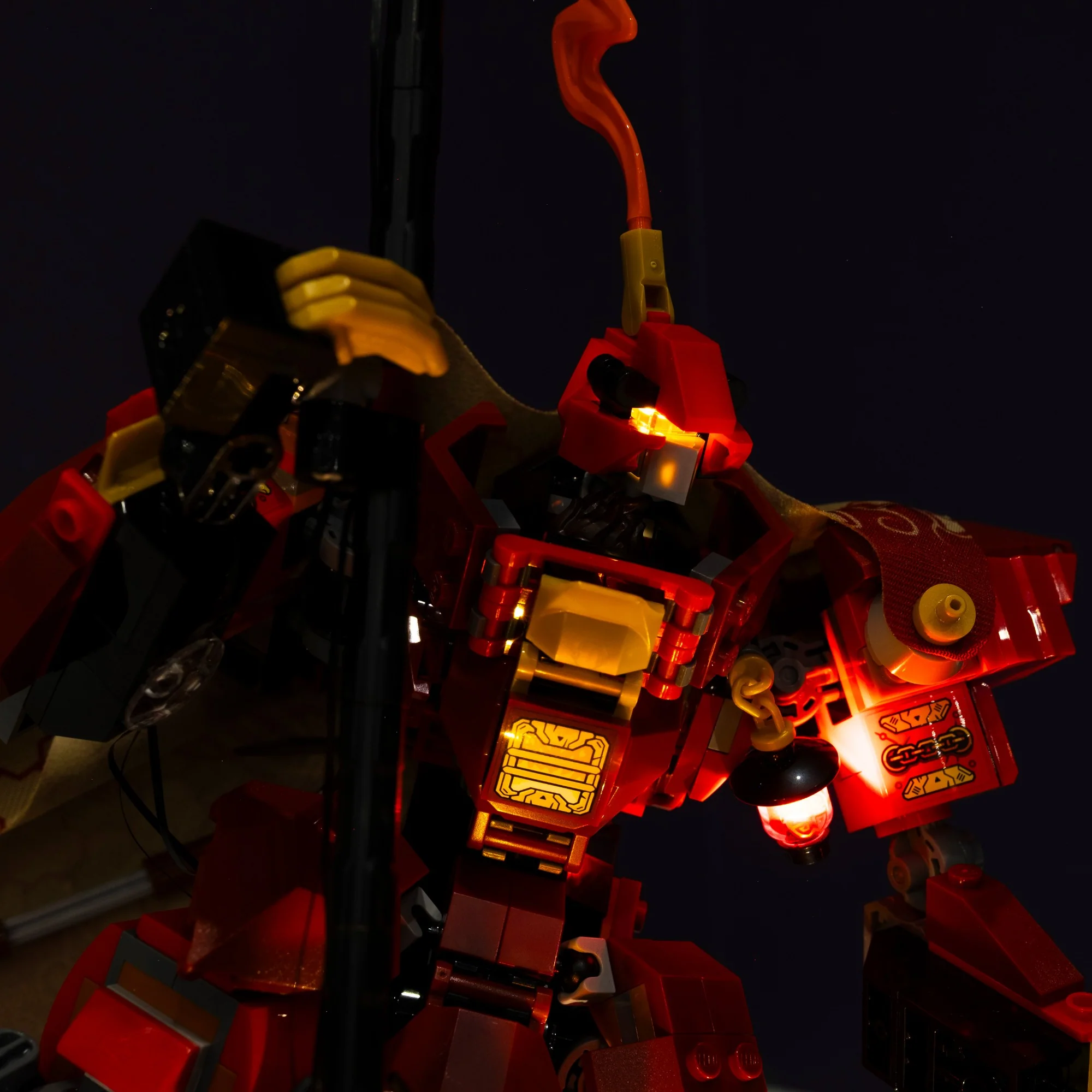 LEGO® NINJAGO The Fire Knight Mech #71846 DIY Light Bundle - Image 3