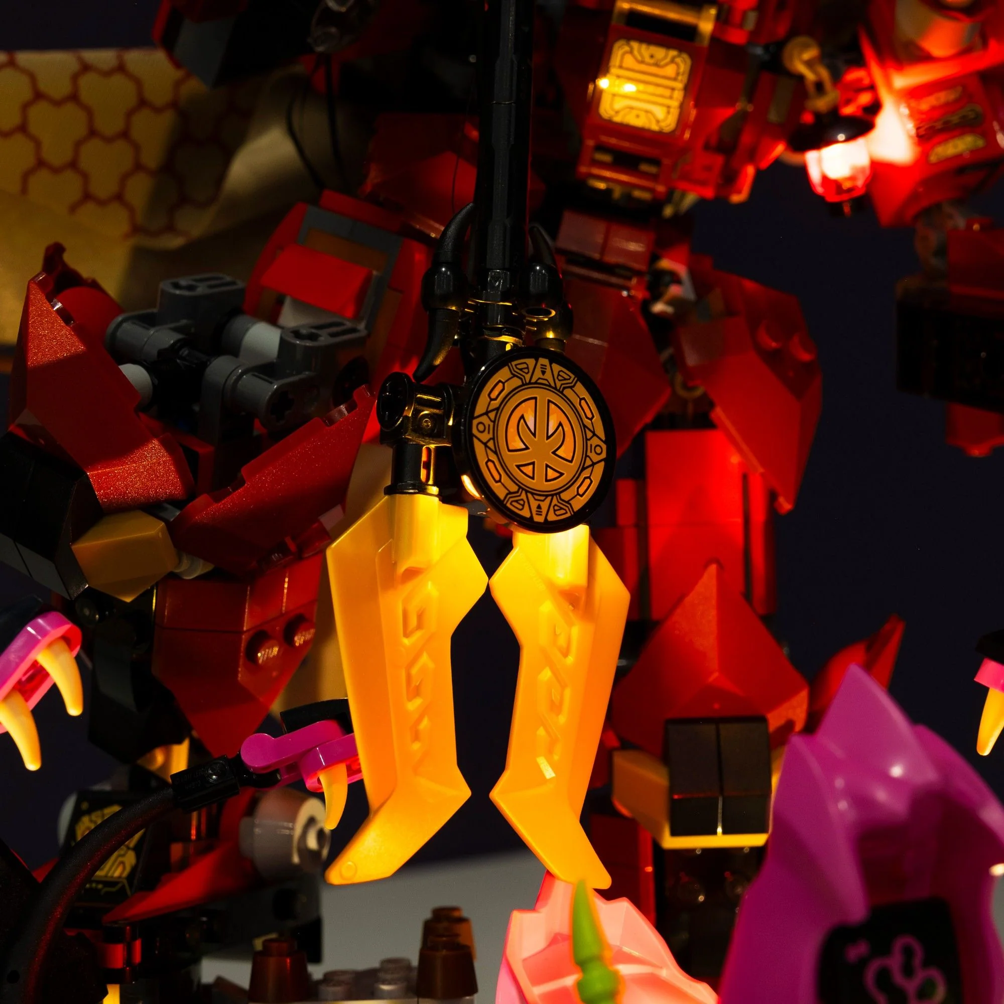 LEGO® NINJAGO The Fire Knight Mech #71846 DIY Light Bundle - Image 5