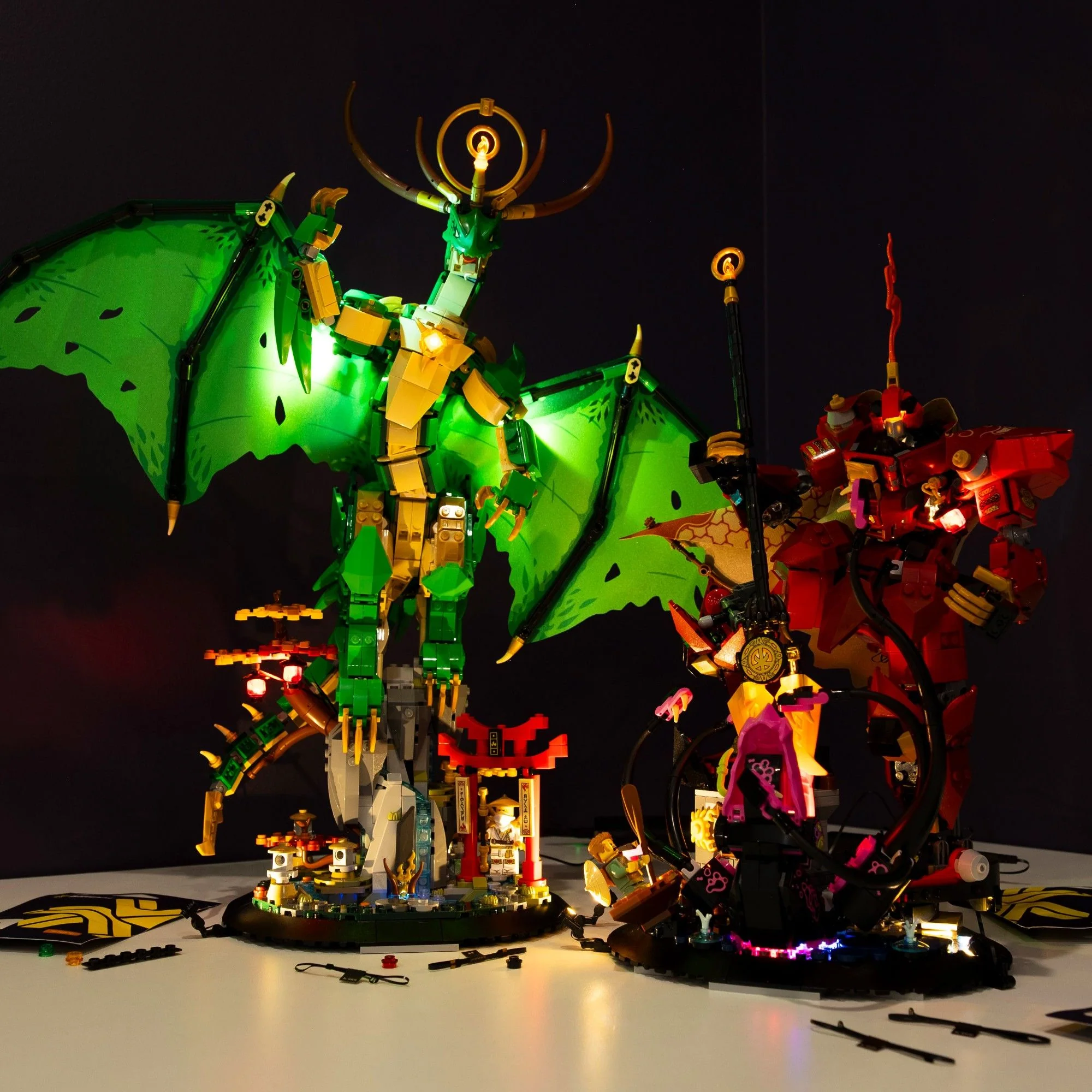 LEGO® NINJAGO The Guardian Dragon #71847 DIY Light Bundle - Image 6