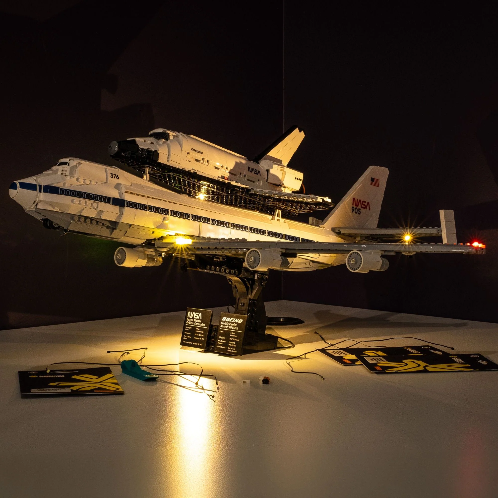 LEGO® Shuttle Carrier Aircraft #10360 DIY Light Bundle - Image 6