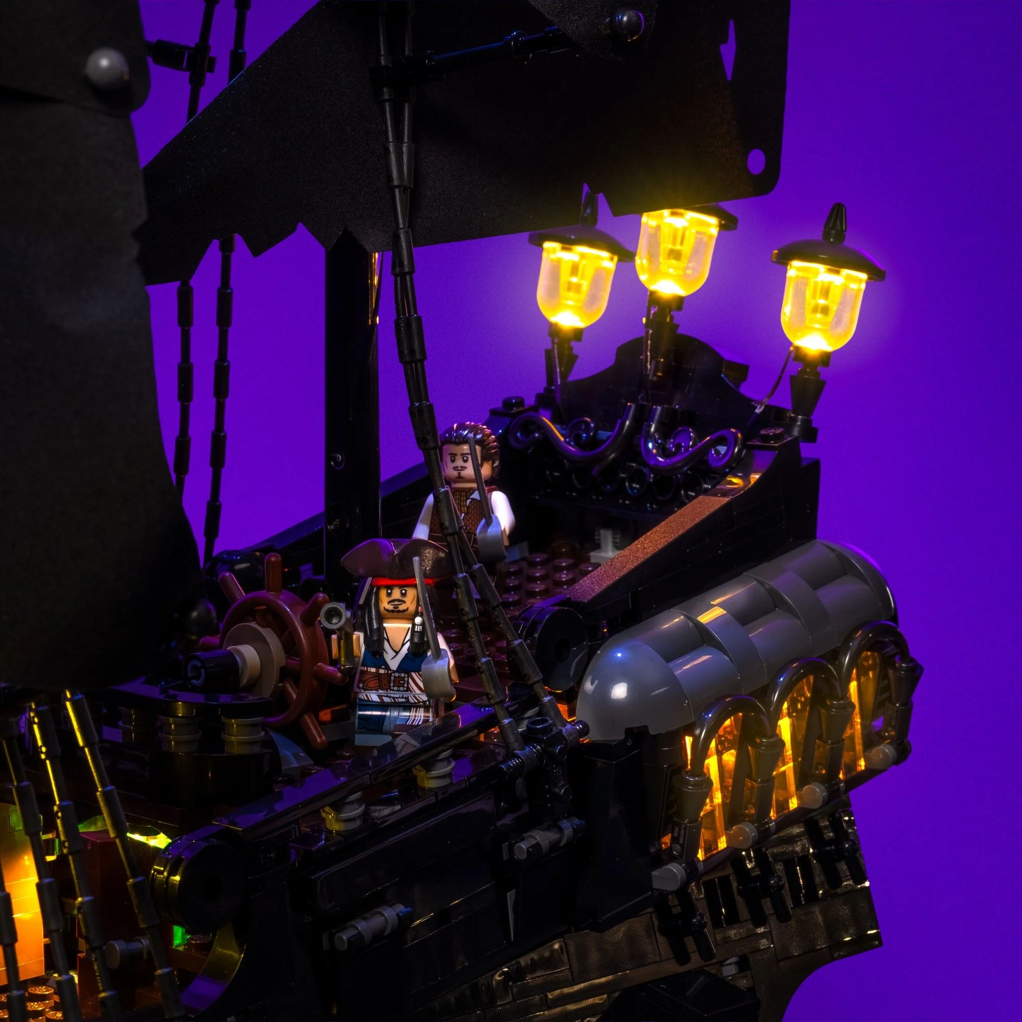 Light Kit for LEGO® Captain Jack Sparrow's Pirate Ship #10365 - Image 13