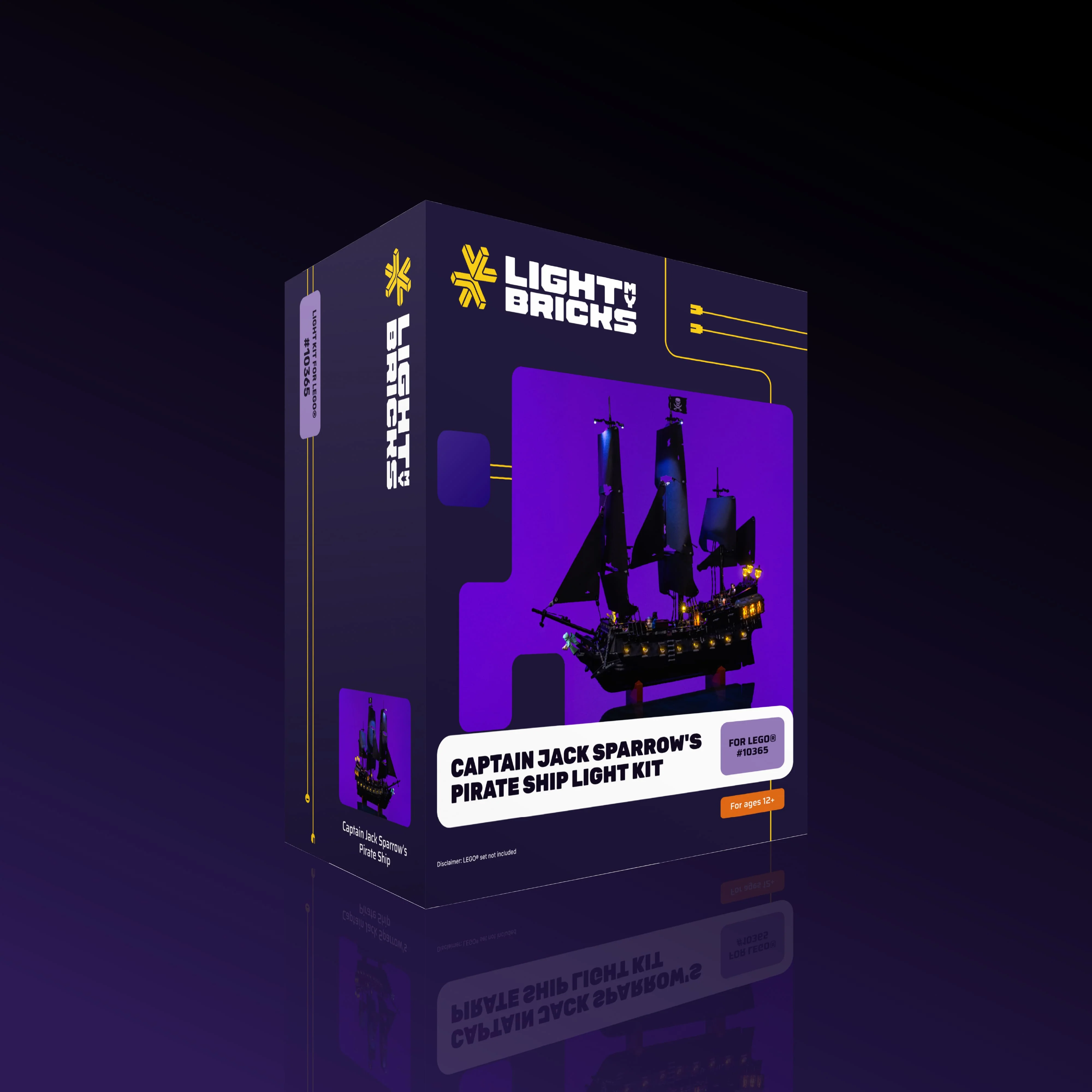 Light Kit for LEGO® Captain Jack Sparrow's Pirate Ship #10365 - Image 15