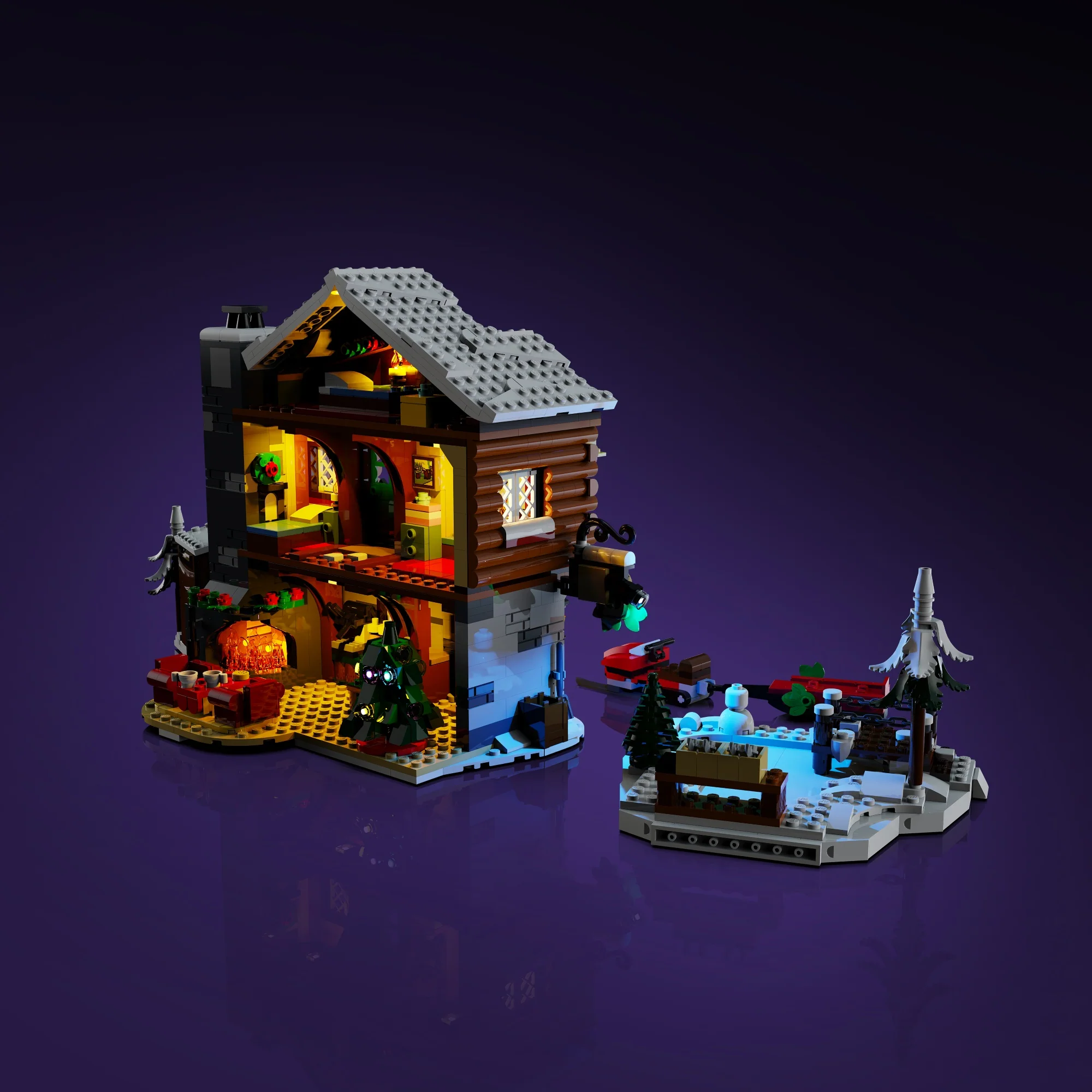Light Kit for LEGO® Alpine Lodge #10325 - Image 5