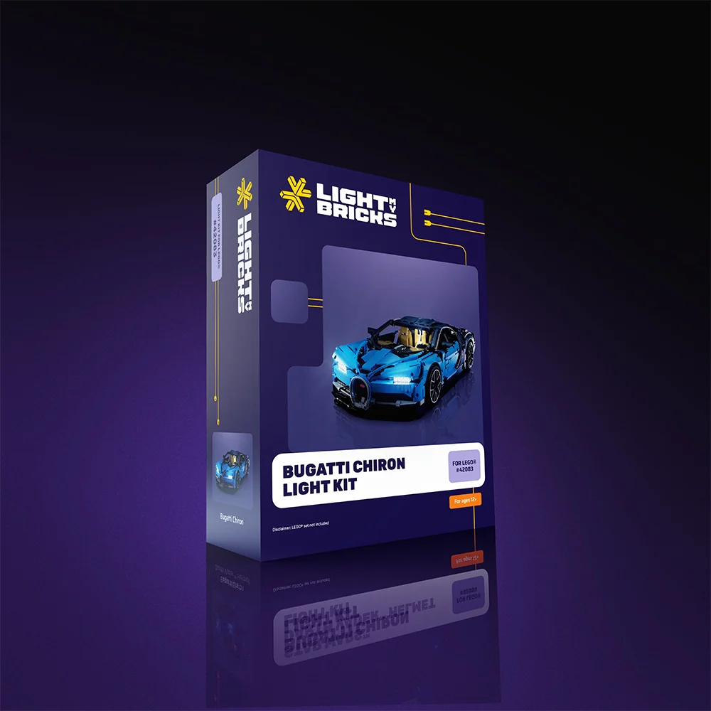 Light Kit for LEGO® Bugatti Chiron #42083 - Image 6