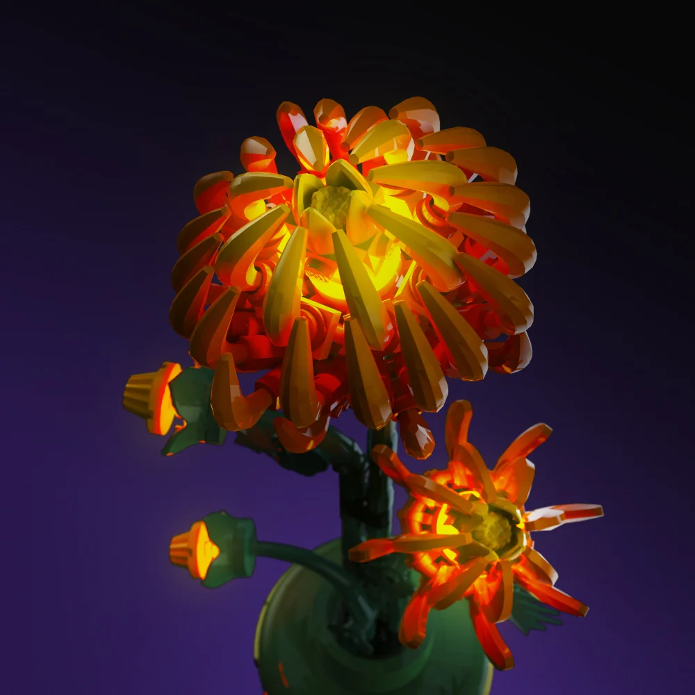 Light Kit for LEGO® Chrysanthemum #10368 - Image 5