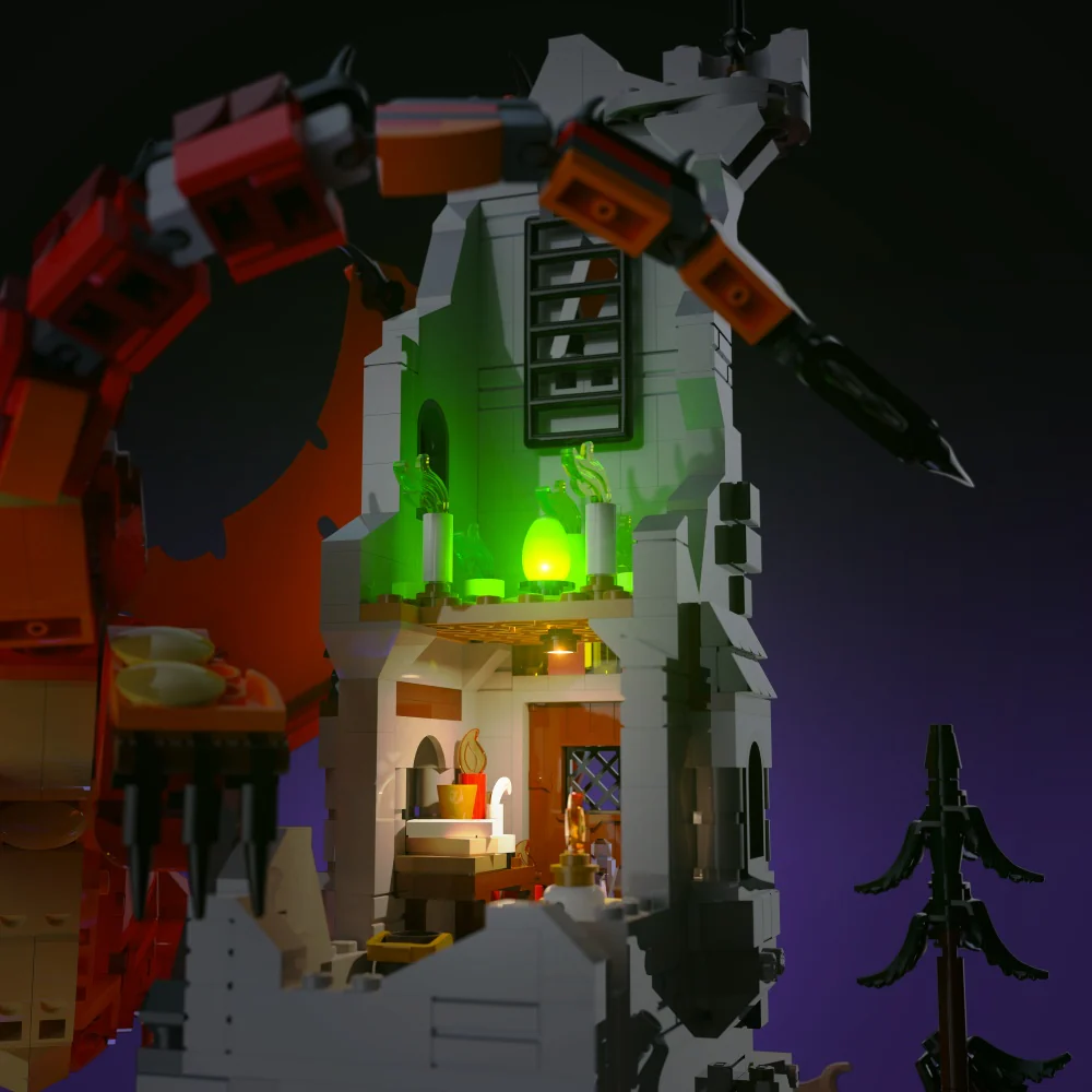 Light Kit for LEGO® Dungeons & Dragons: Red Dragon's Tale #21348 - Image 10
