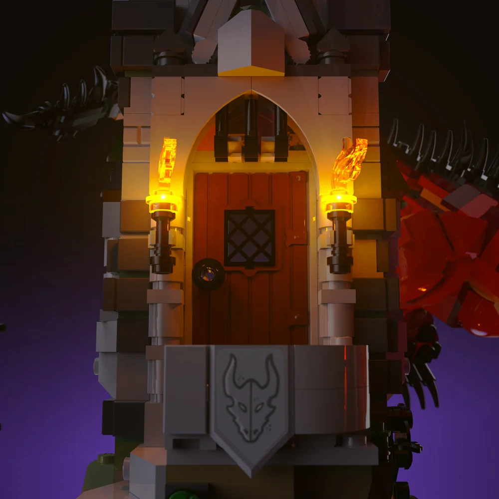 Light Kit for LEGO® Dungeons & Dragons: Red Dragon's Tale #21348 - Image 11