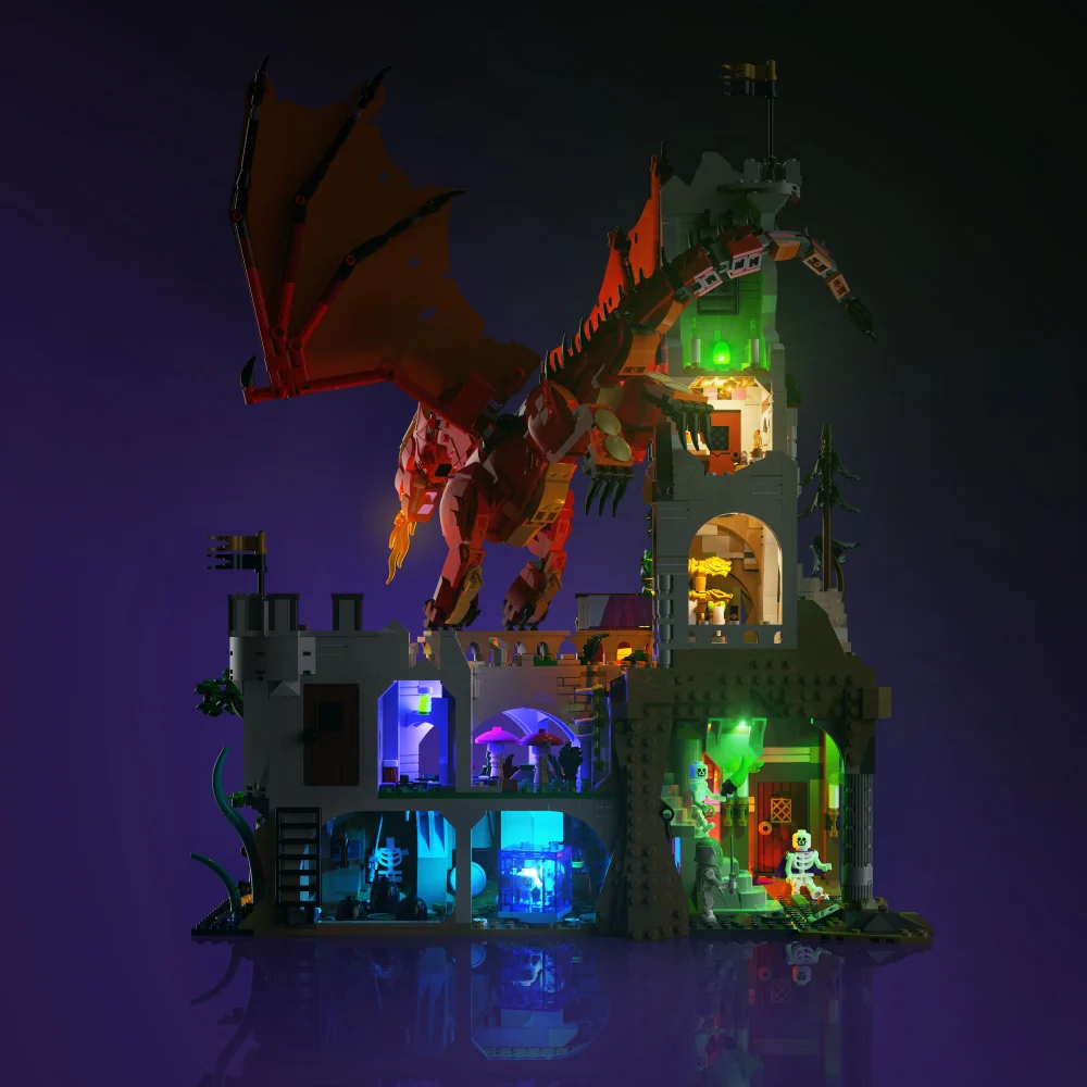 Light Kit for LEGO® Dungeons & Dragons: Red Dragon's Tale #21348 - Image 5