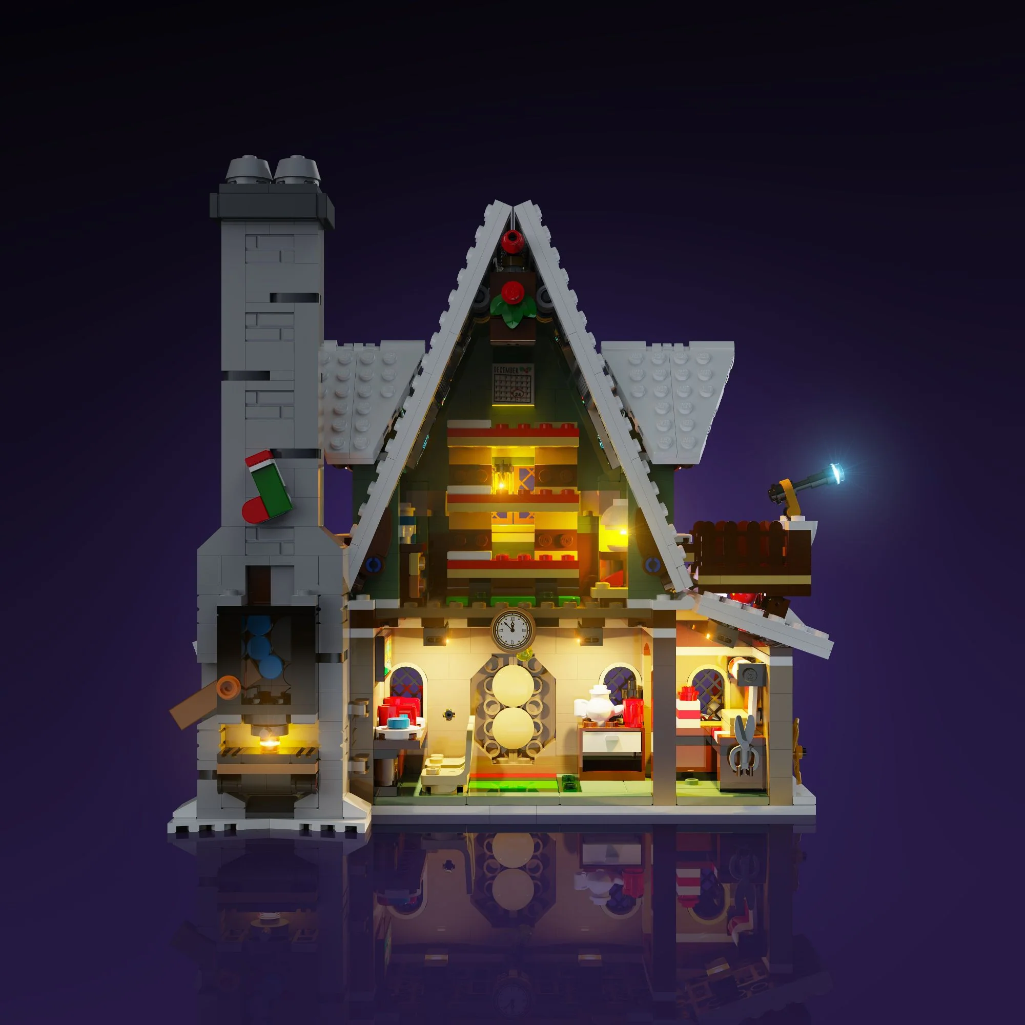 Light Kit for LEGO® Elf Club House #10275 - Image 6