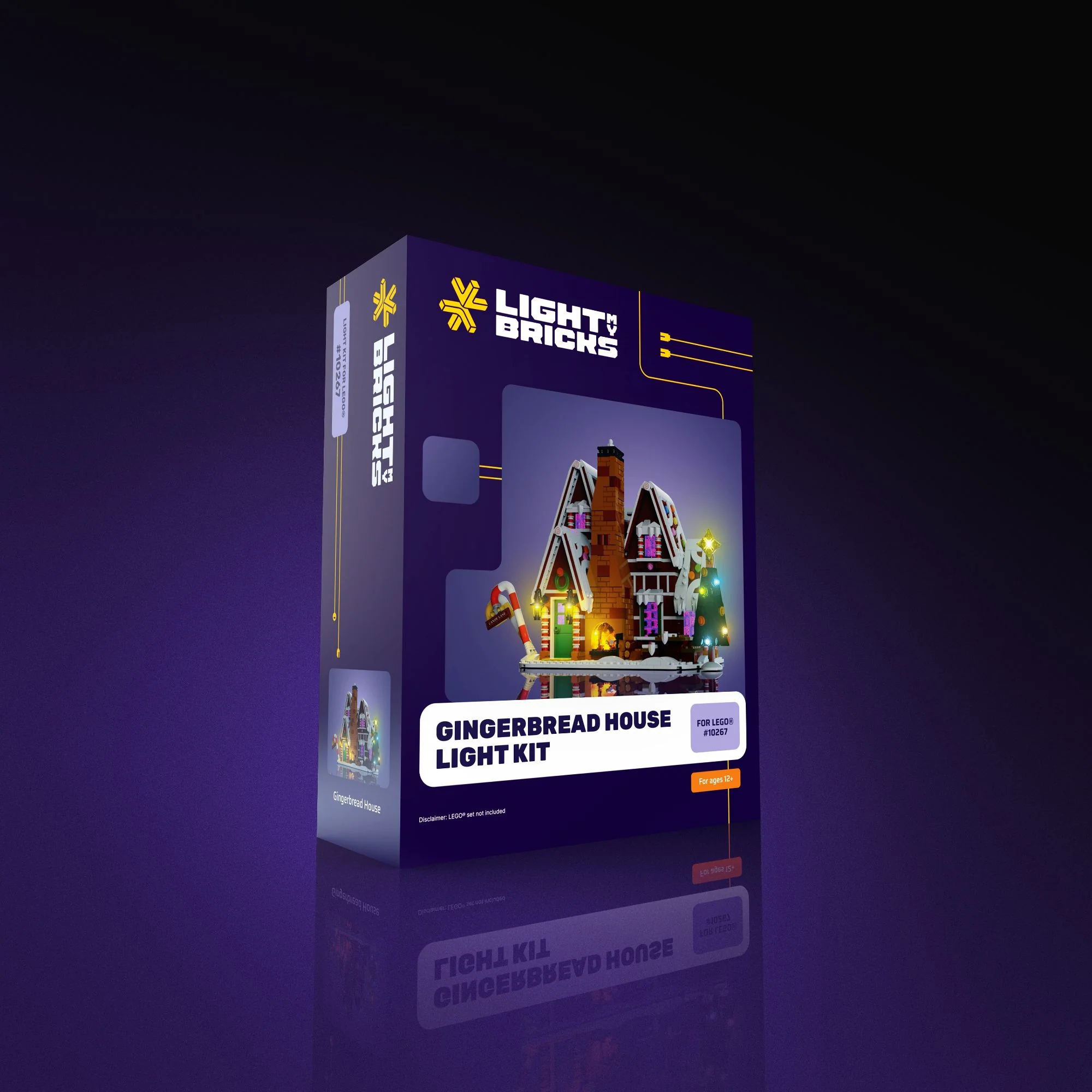 Light Kit for LEGO® Gingerbread House #10267 - Image 10