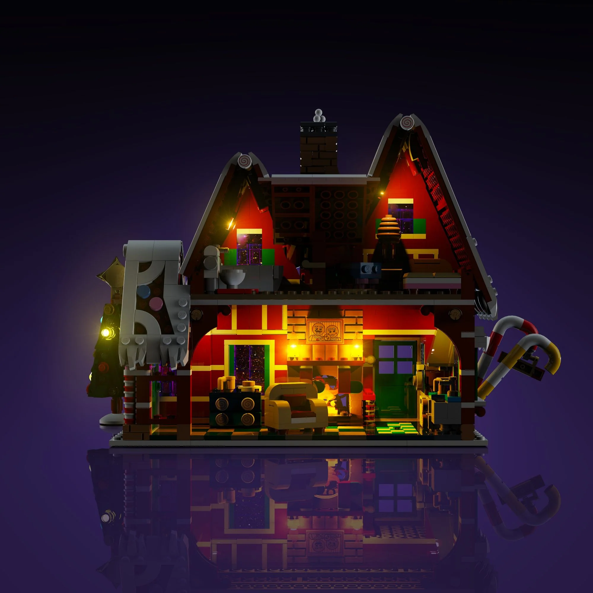 Light Kit for LEGO® Gingerbread House #10267 - Image 7