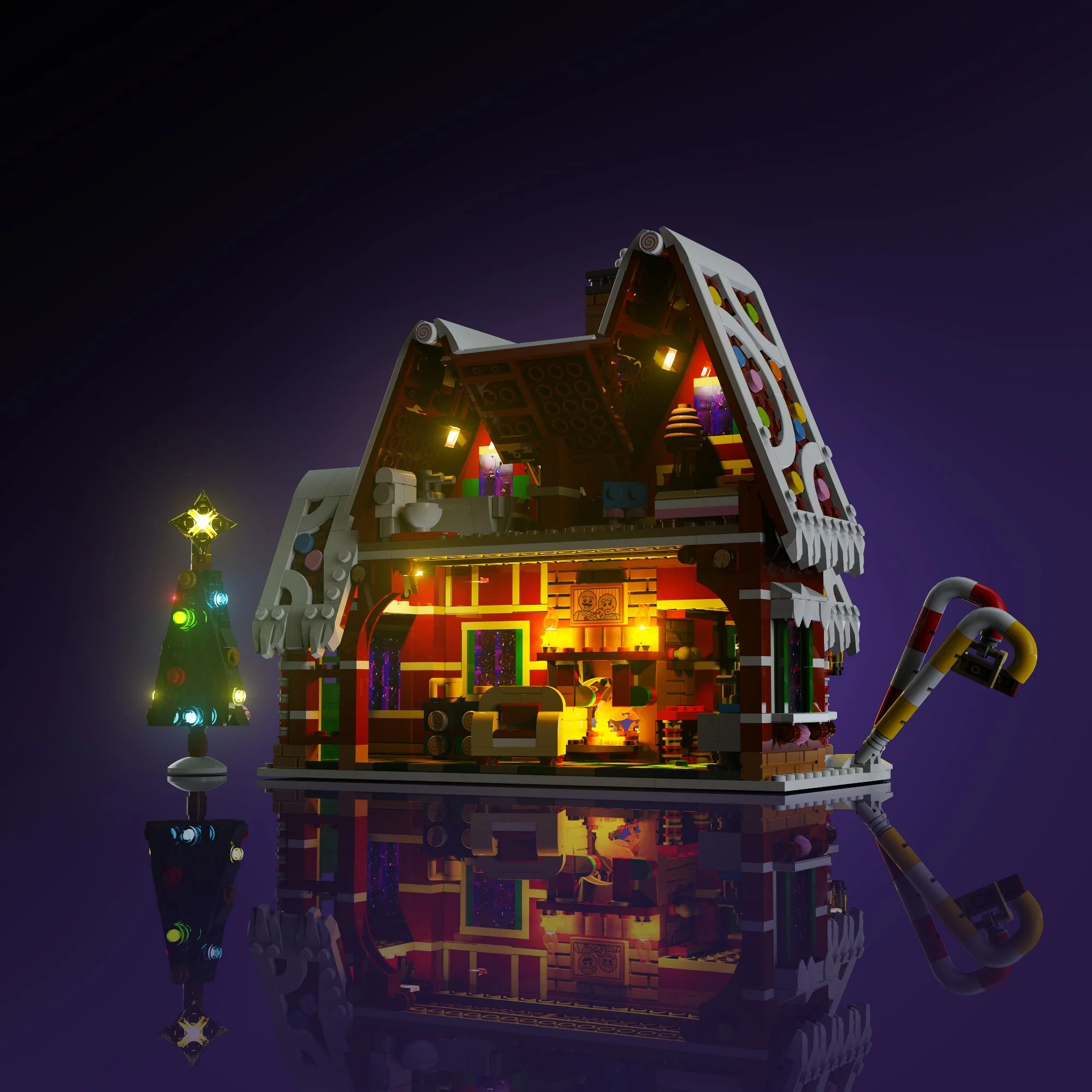 Light Kit for LEGO® Gingerbread House #10267 - Image 8