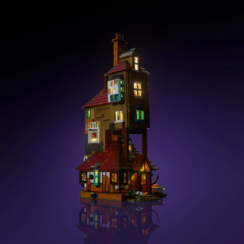 Light Kit for LEGO® Harry Potter The Burrow - Collectors' Edition #76437 - Image 3