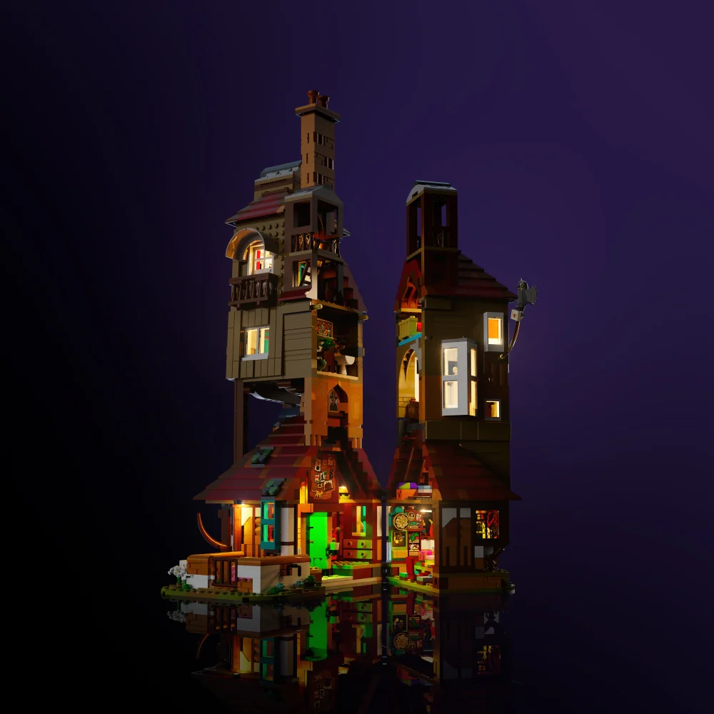 Light Kit for LEGO® Harry Potter The Burrow - Collectors' Edition #76437 - Image 7