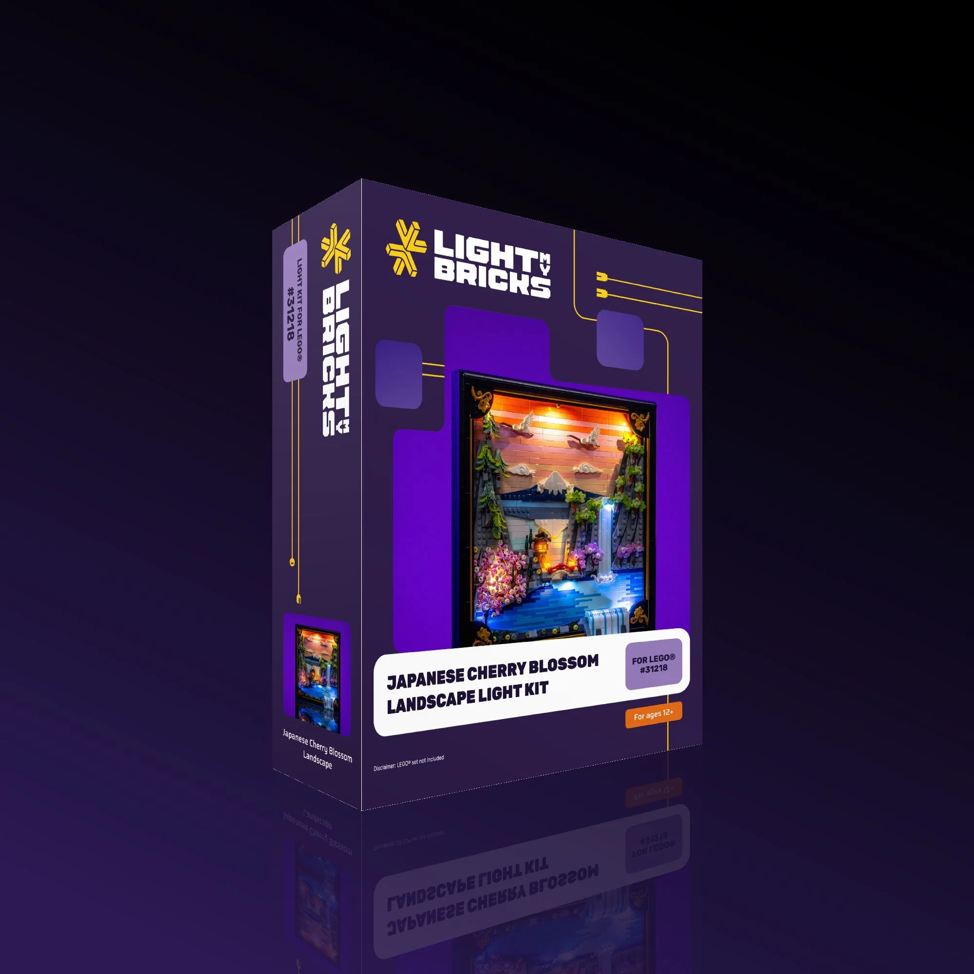 Light Kit for LEGO® Japanese Cherry Blossom Landscape #31218 - Image 11