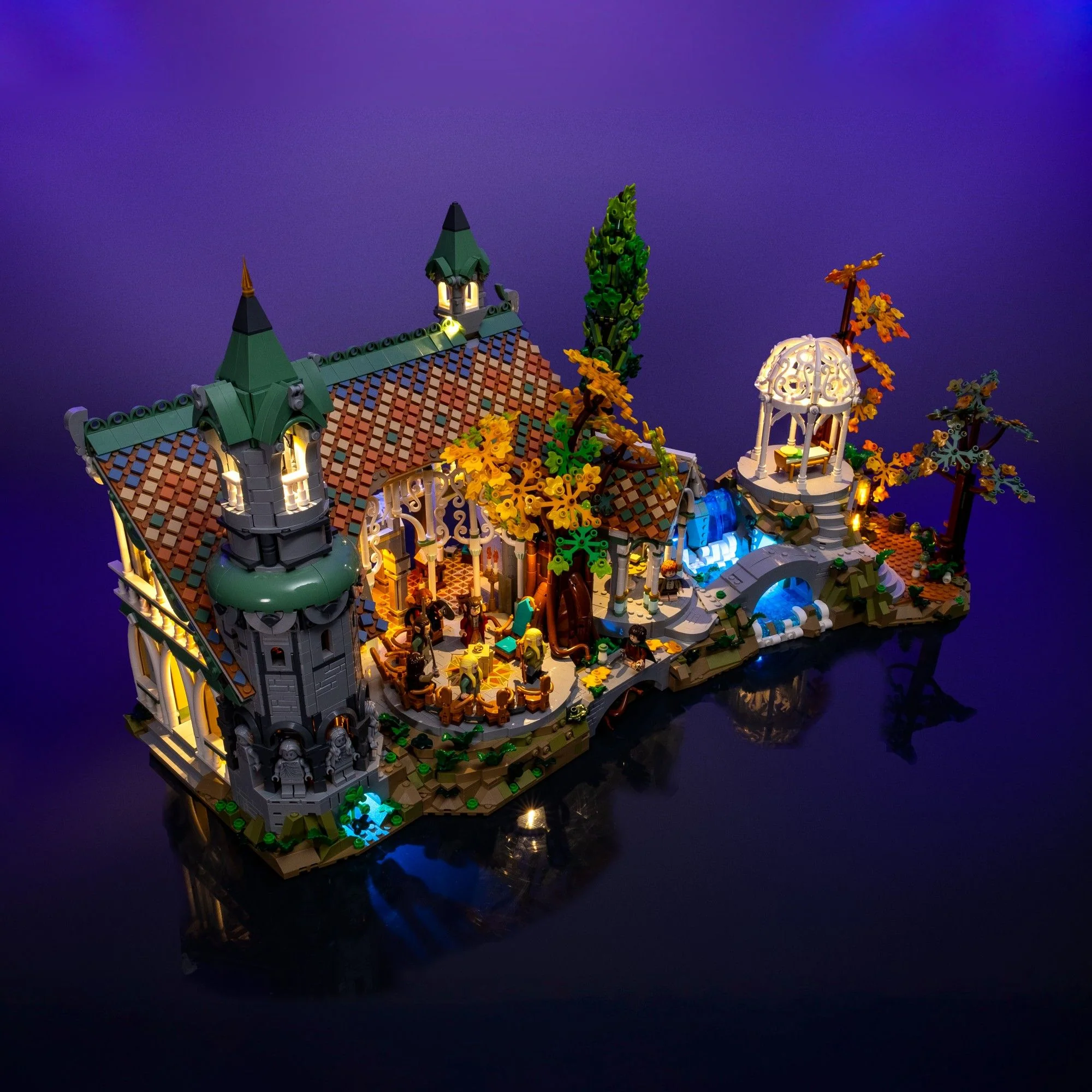 Light Kit for LEGO® Lord of the Rings - Rivendell #10316 - Image 6