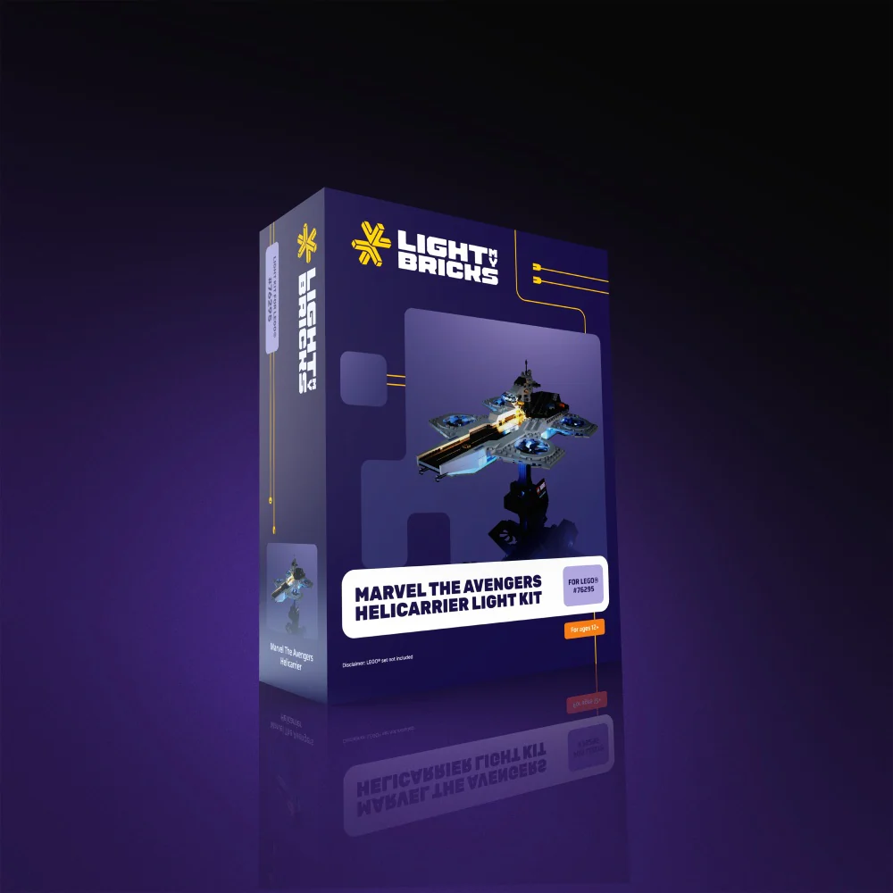 Light Kit for LEGO® Marvel The Avengers Helicarrier #76295 - Image 9