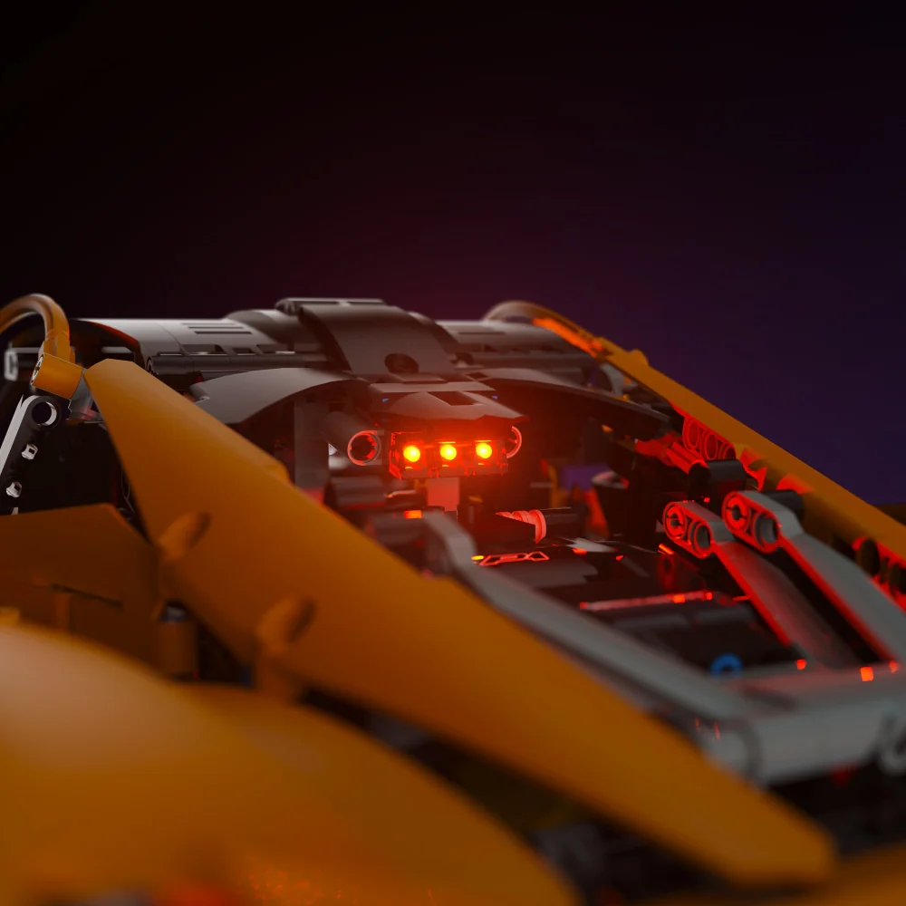 Light Kit for LEGO® McLaren P1 Supercar #42172 - Image 9