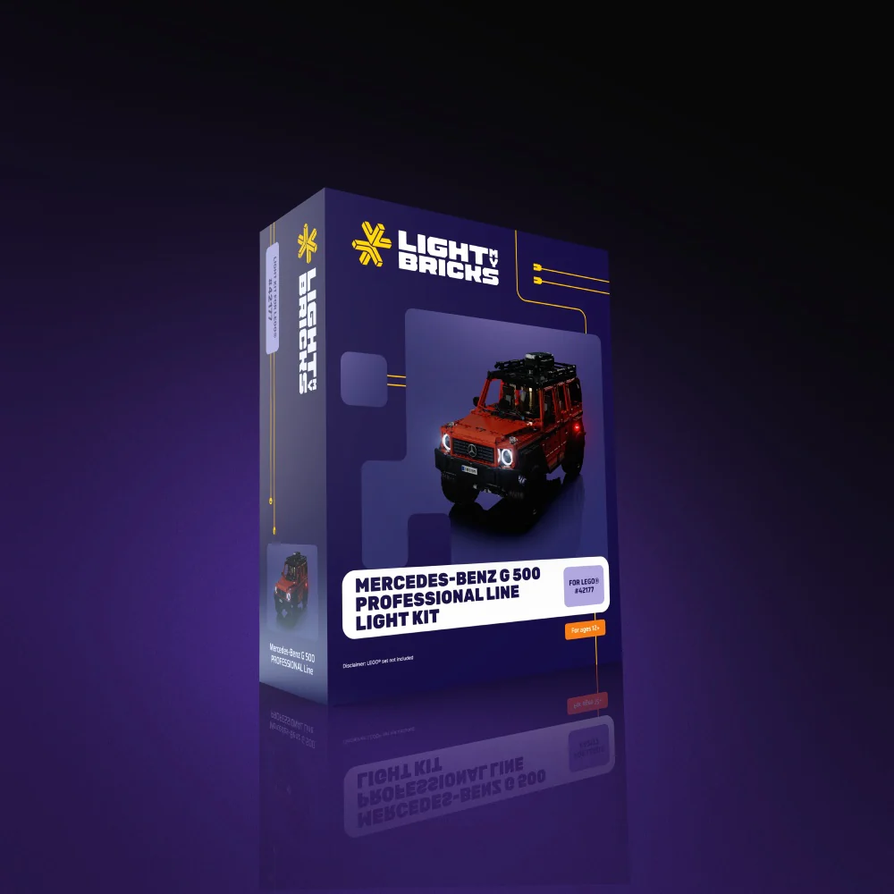 Light Kit for LEGO® Mercedes-Benz G 500 PROFESSIONAL Line #42177 - Image 11