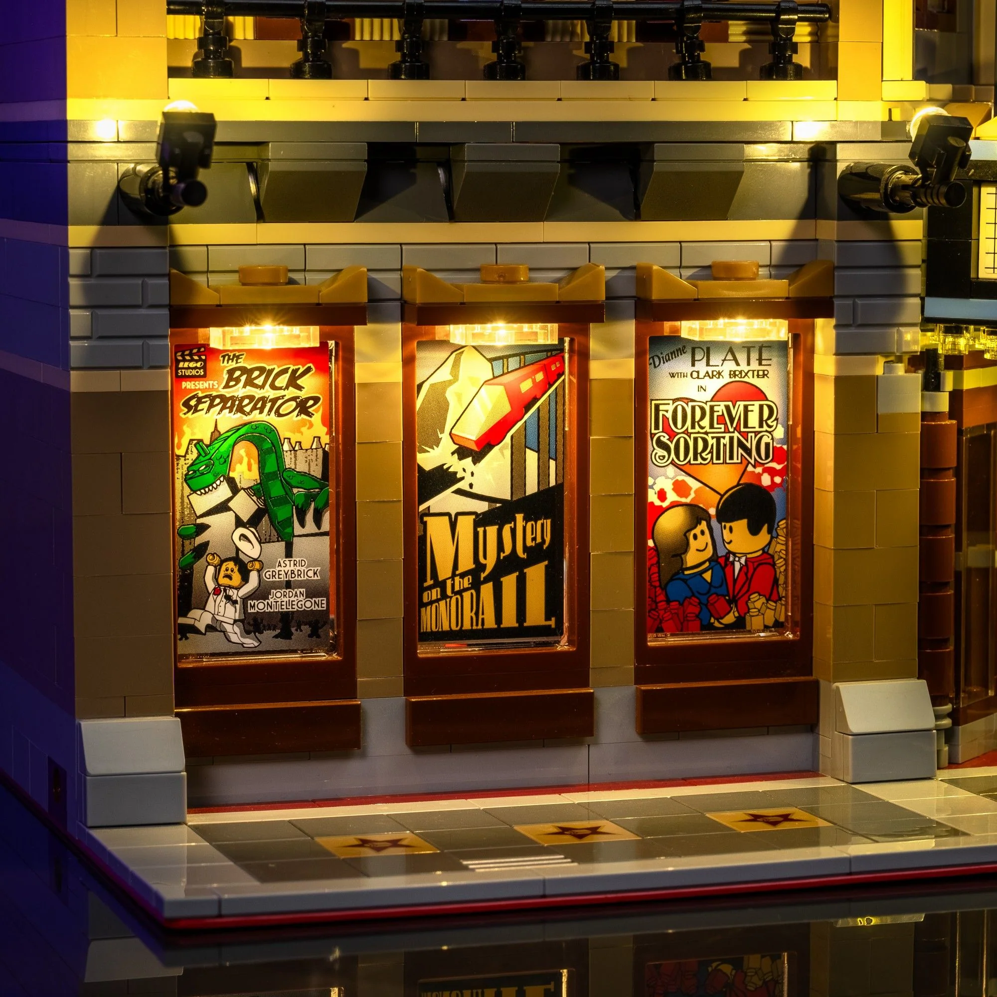 Light Kit for LEGO® Palace Cinema #10232 - Image 10