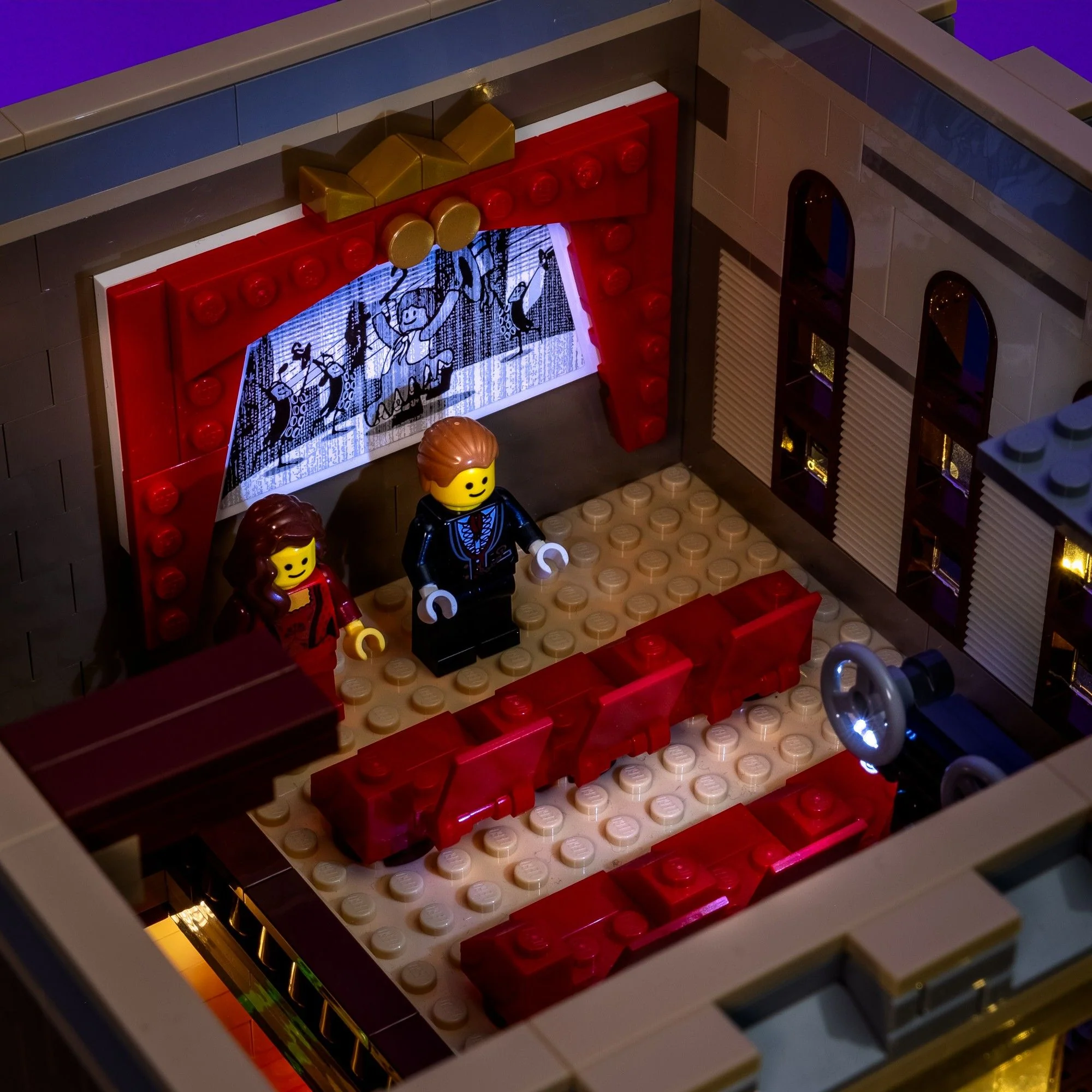 Light Kit for LEGO® Palace Cinema #10232 - Image 6