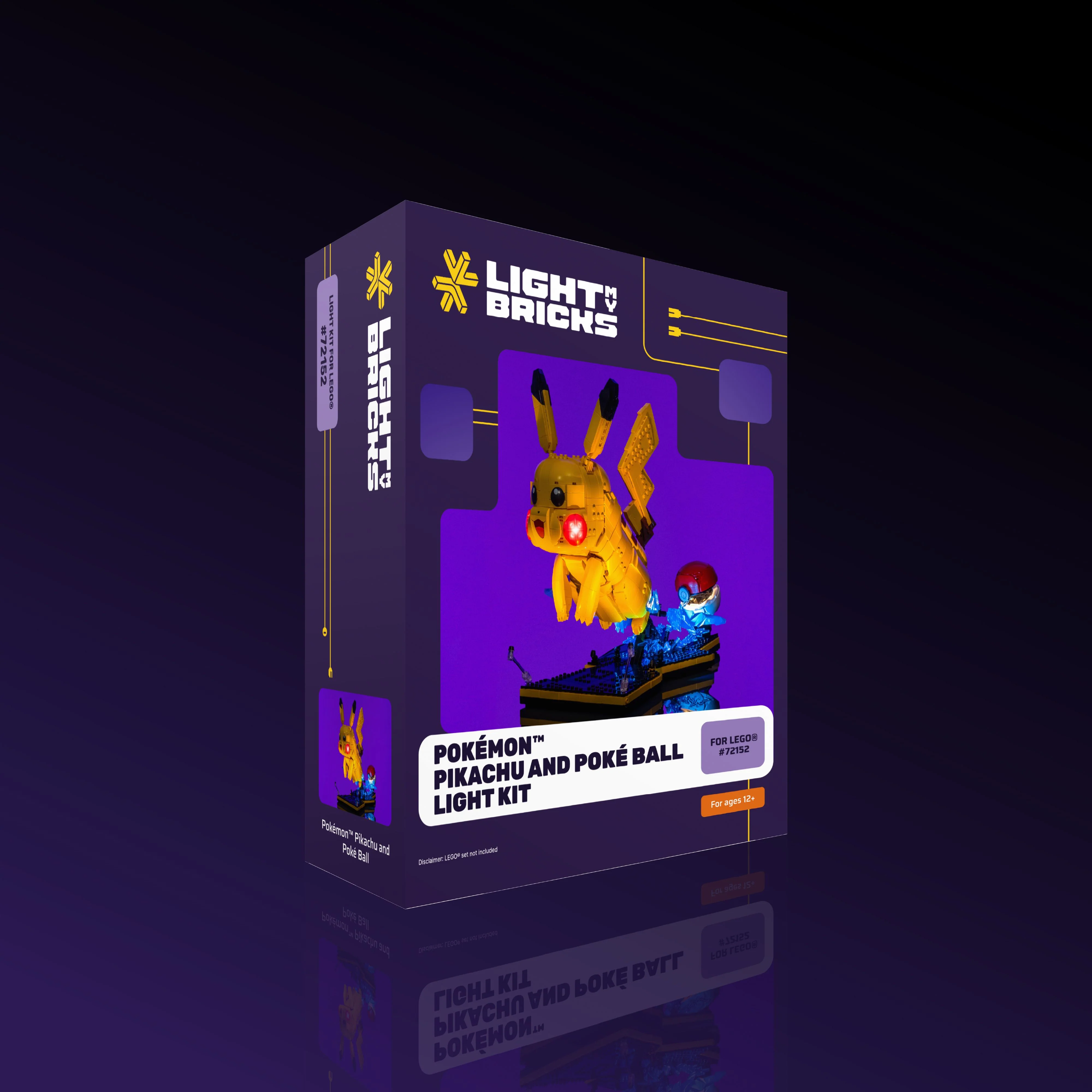 Light Kit for LEGO® Pokémon™ Pikachu and Poké Ball #72152 - Image 11
