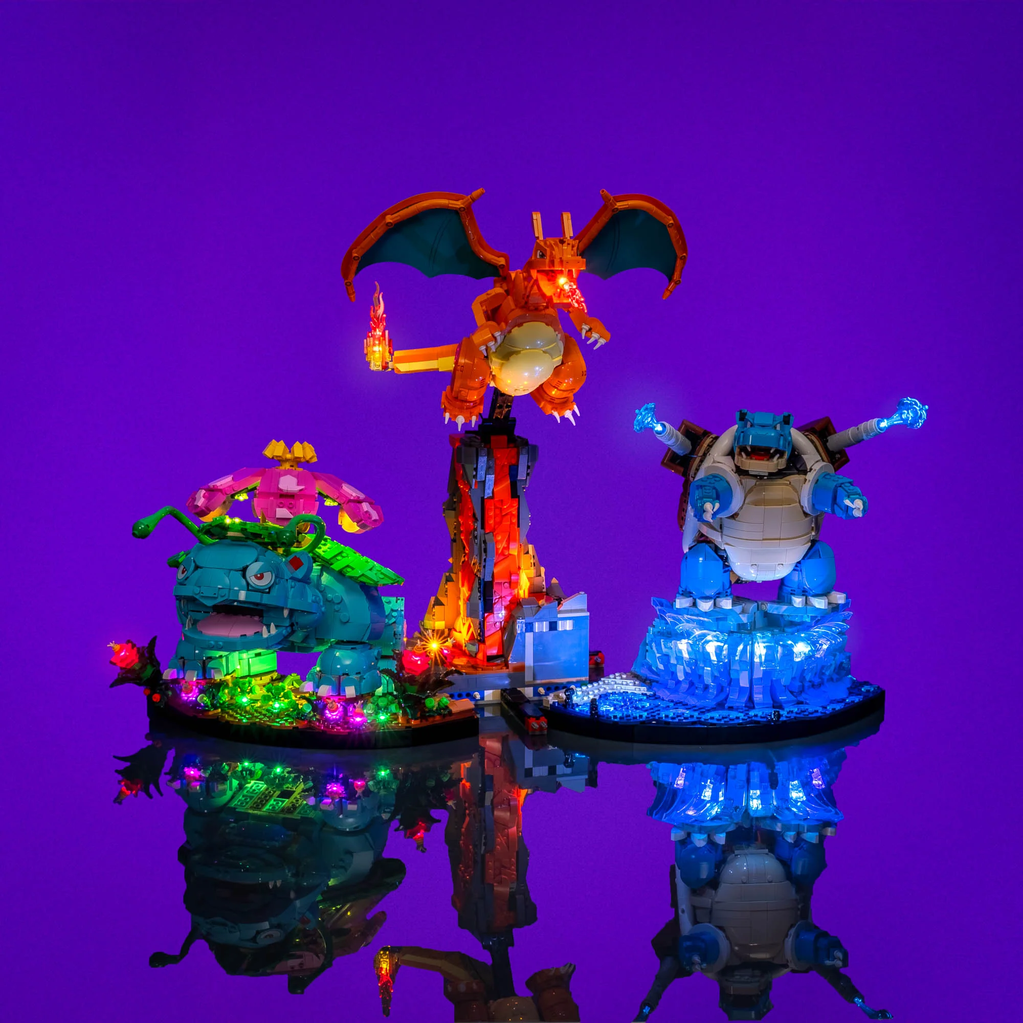 Light Kit for LEGO® Pokémon™ Venusaur, Charizard and Blastoise #72153 - Image 10