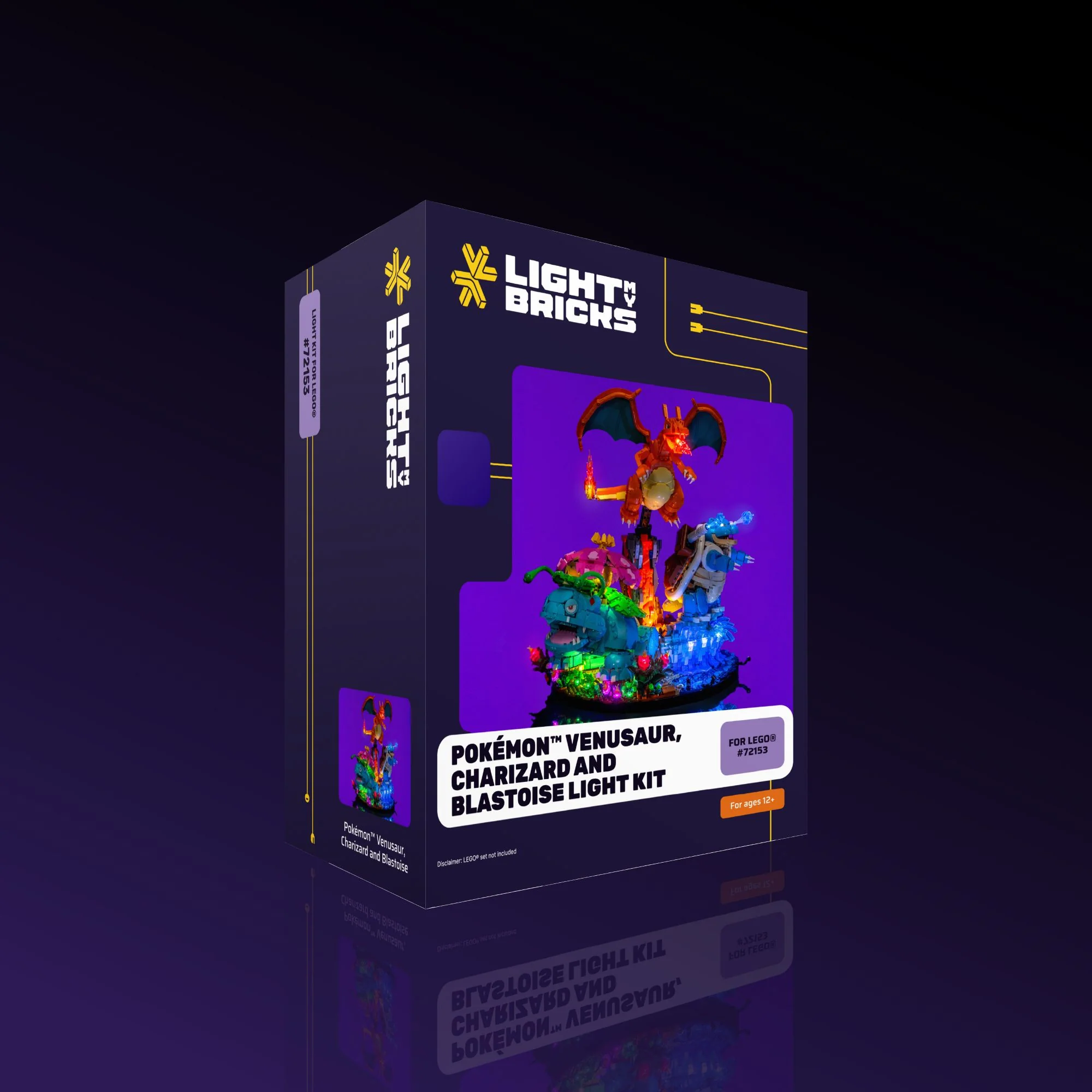 Light Kit for LEGO® Pokémon™ Venusaur, Charizard and Blastoise #72153 - Image 17