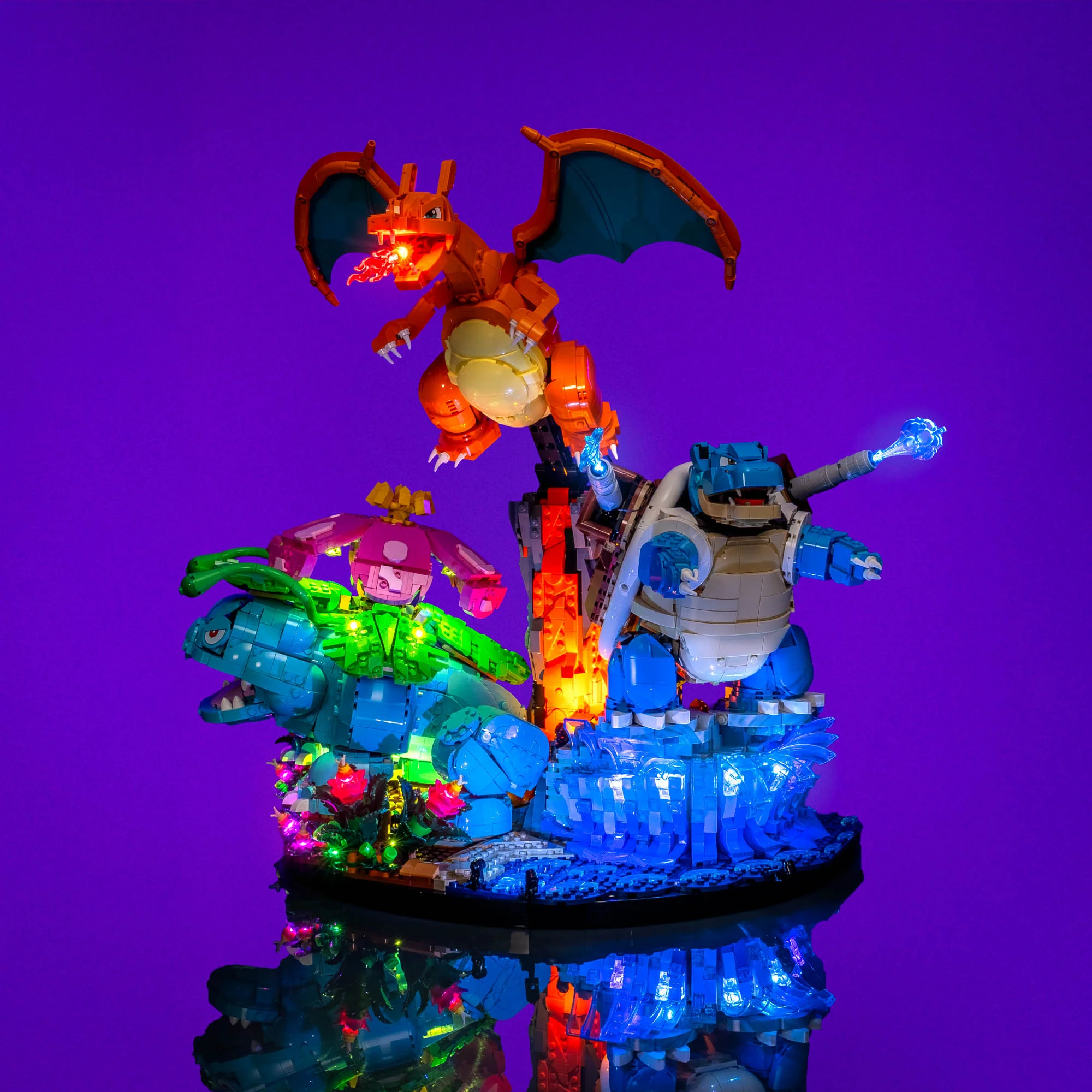 Light Kit for LEGO® Pokémon™ Venusaur, Charizard and Blastoise #72153 - Image 6