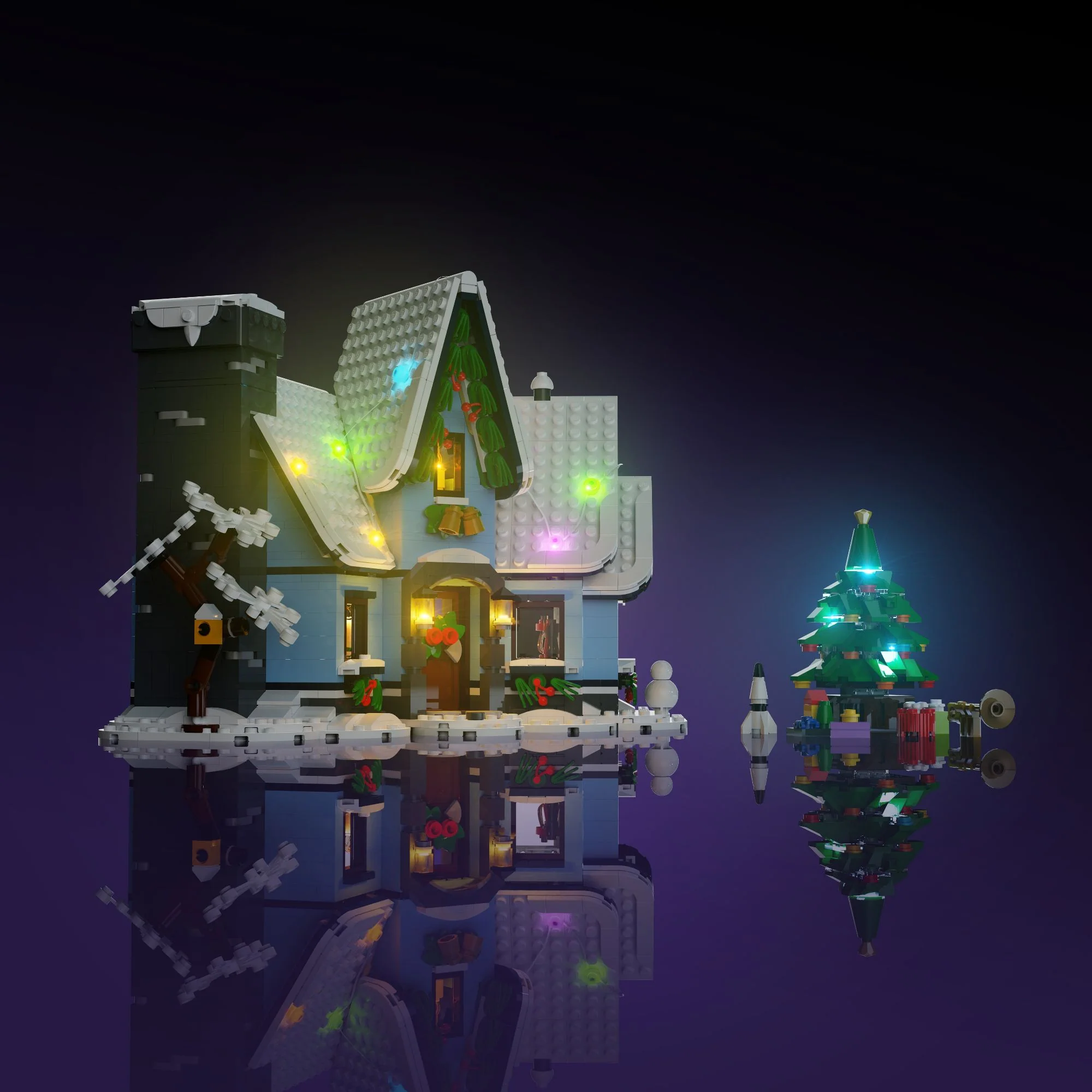 Light Kit for LEGO® Santa's Visit #10293 - Image 3