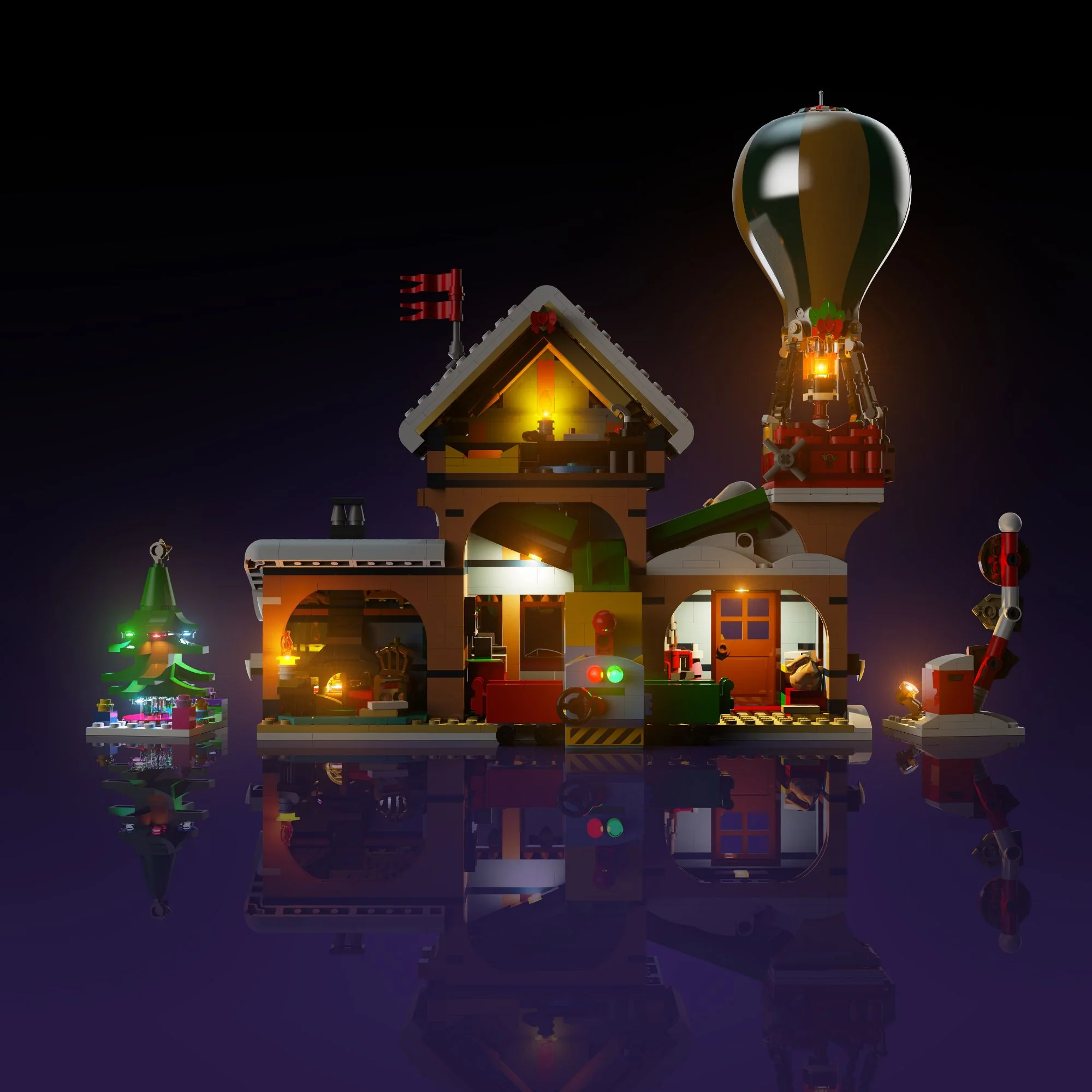 Light Kit for LEGO® Santa's Post Office #10339 - Image 6