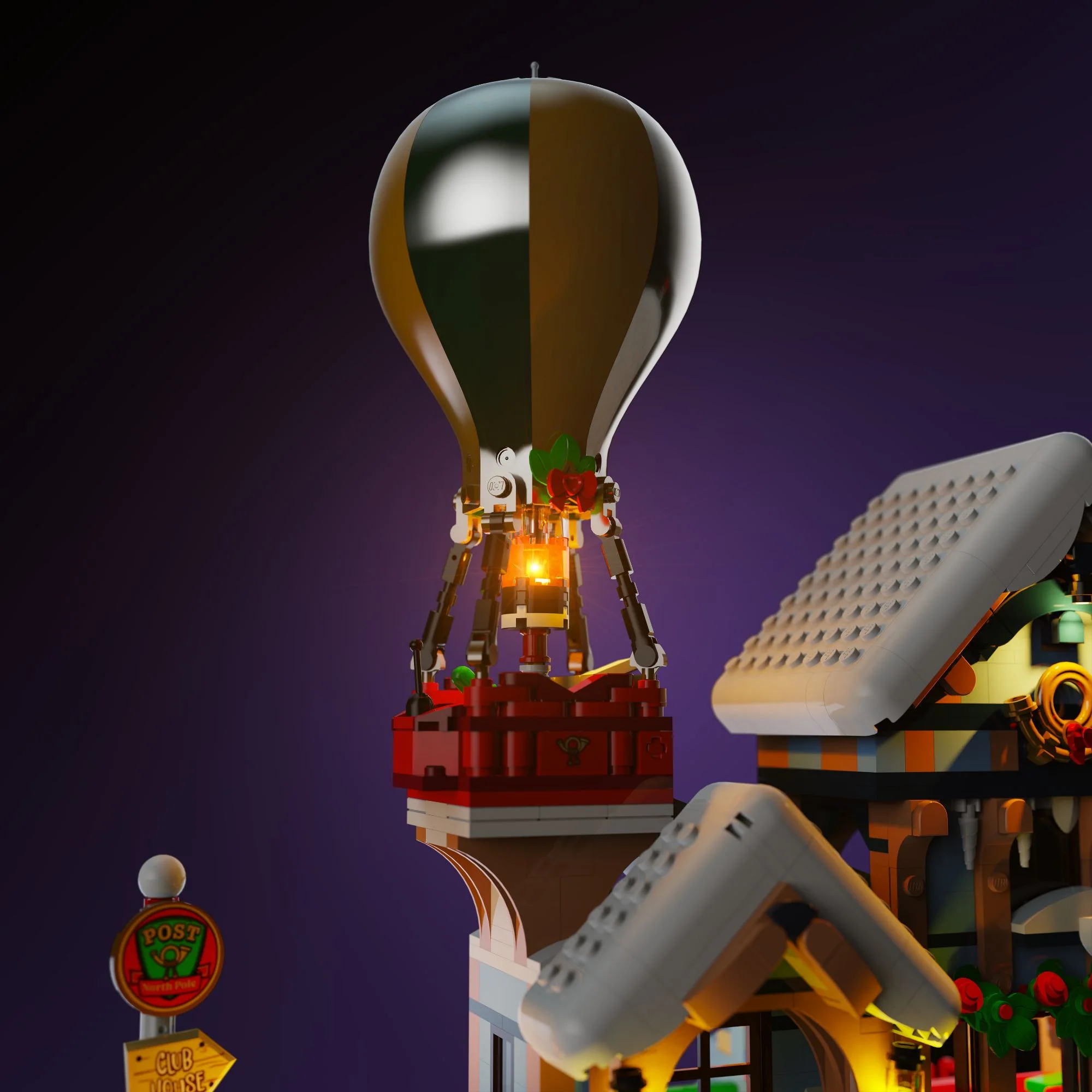 Light Kit for LEGO® Santa's Post Office #10339 - Image 7