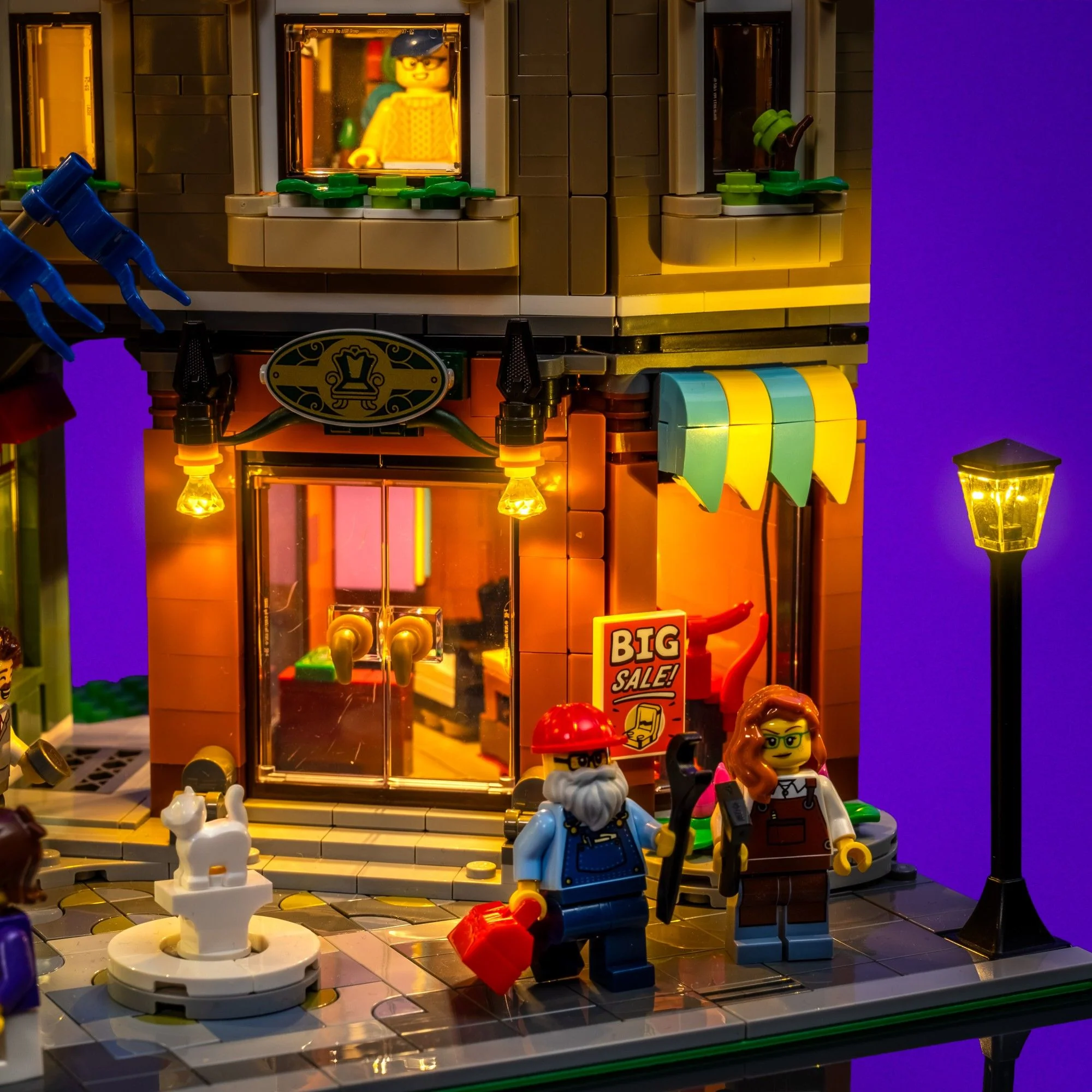 Light Kit for LEGO® Shopping Street #11371 - Image 7