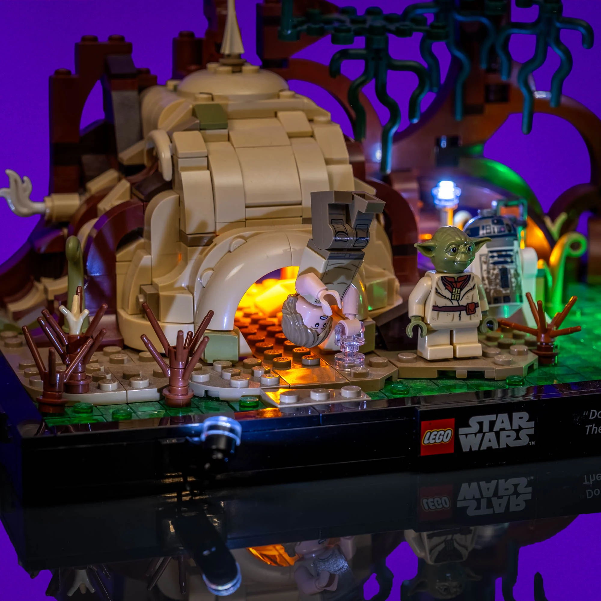 Light Kit for LEGO® Star Wars Dagobah Jedi Training Diorama #75330 - Image 3