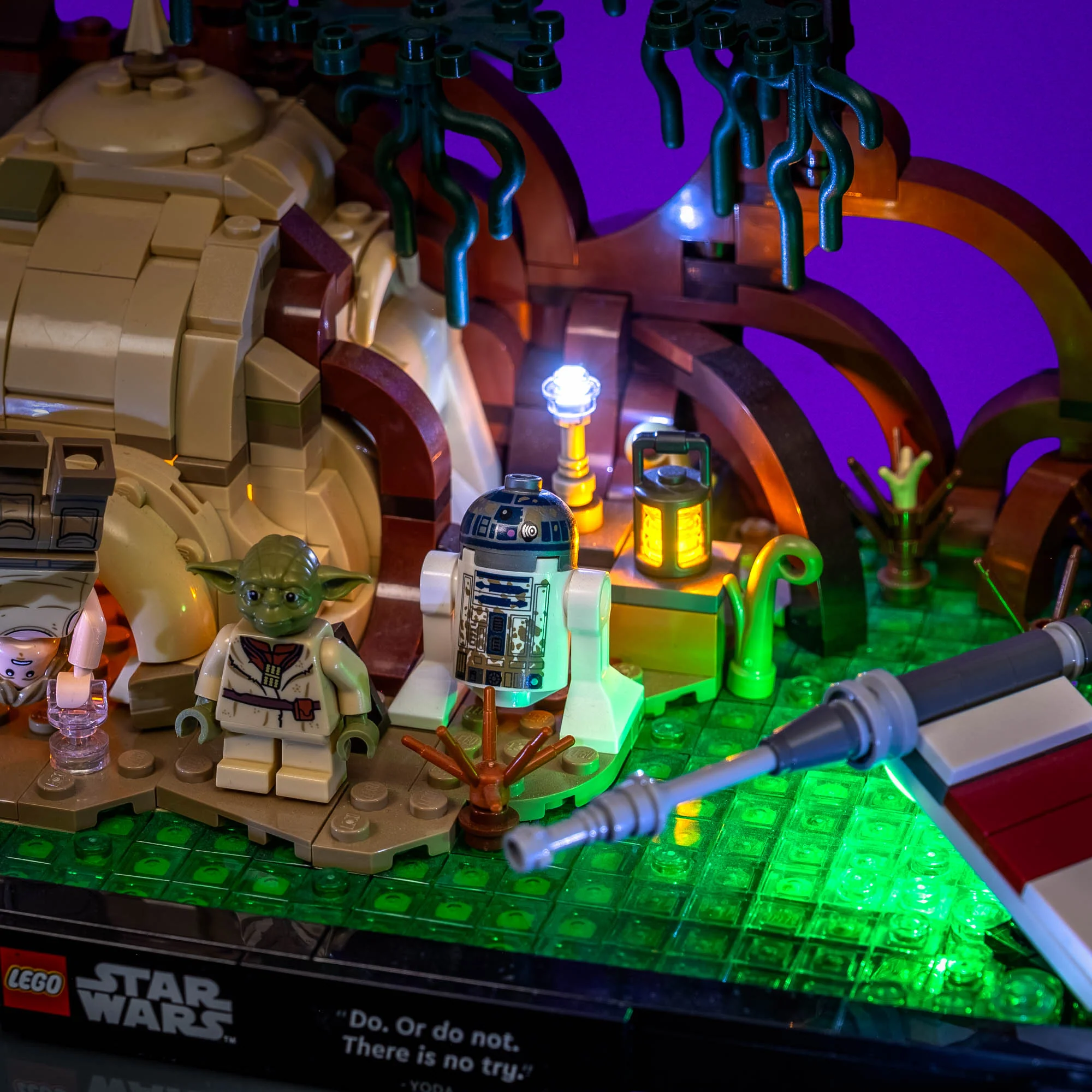 Light Kit for LEGO® Star Wars Dagobah Jedi Training Diorama #75330 - Image 6