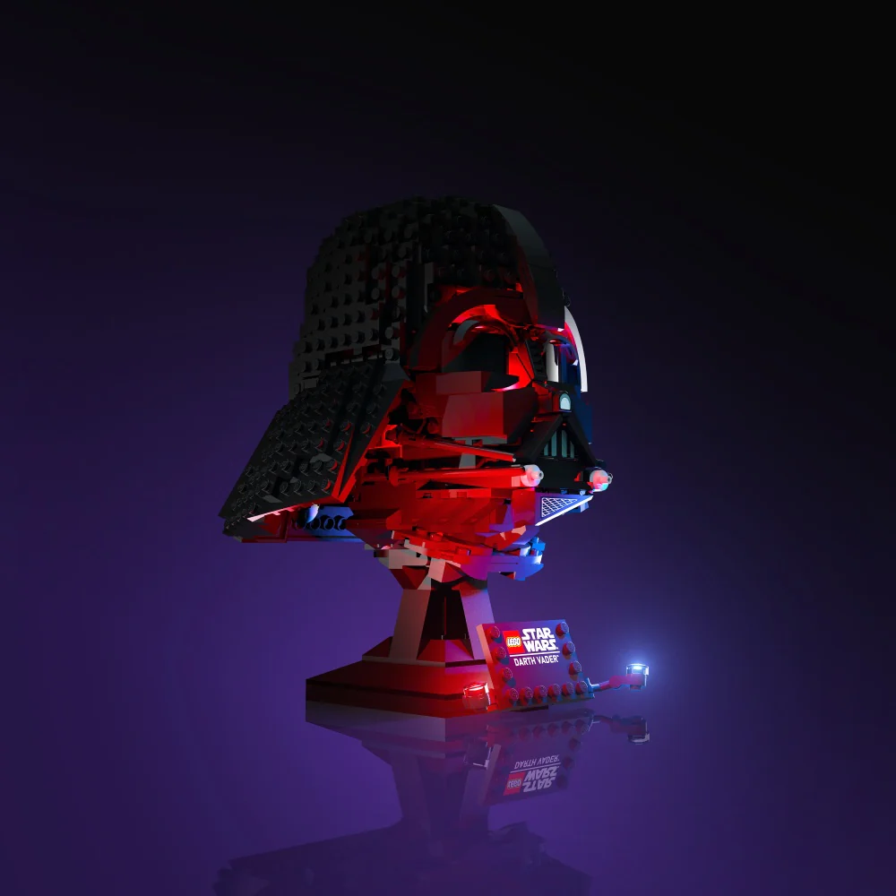 Light Kit for LEGO® Star Wars Darth Vader Helmet #75304 - Image 3