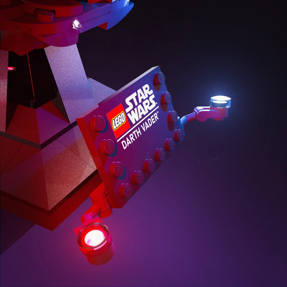Light Kit for LEGO® Star Wars Darth Vader Helmet #75304 - Image 4