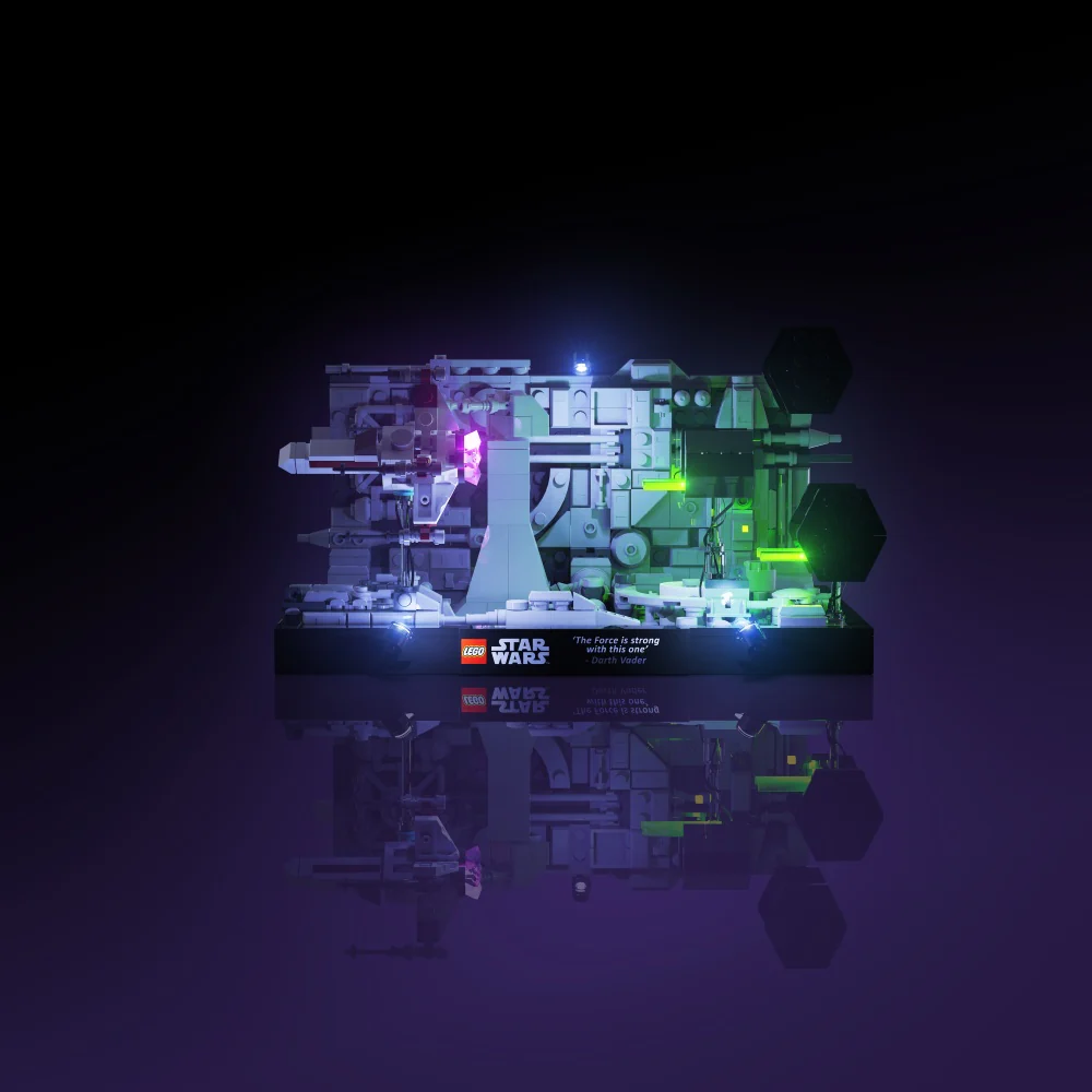 Light Kit for LEGO® Star Wars Death Star Trench Run Diorama #75329 - Image 3