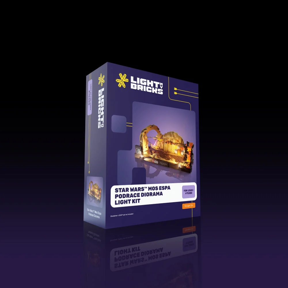 Light Kit for LEGO® Star Wars Mos Espa Podrace Diorama #75380 - Image 10
