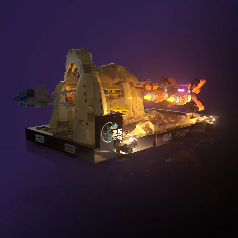 Light Kit for LEGO® Star Wars Mos Espa Podrace Diorama #75380 - Image 3