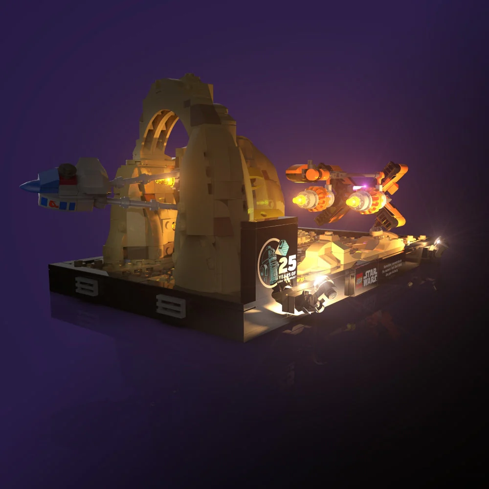 Light Kit for LEGO® Star Wars Mos Espa Podrace Diorama #75380 - Image 5