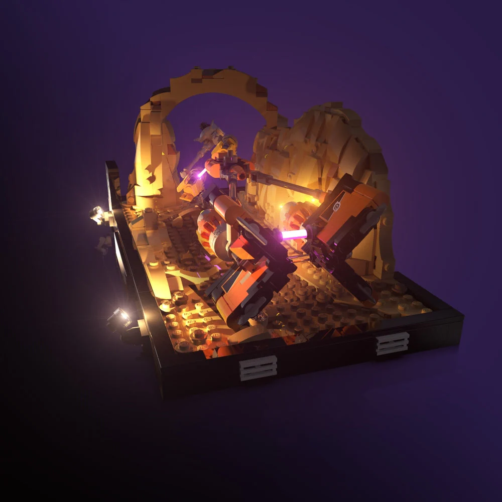 Light Kit for LEGO® Star Wars Mos Espa Podrace Diorama #75380 - Image 6