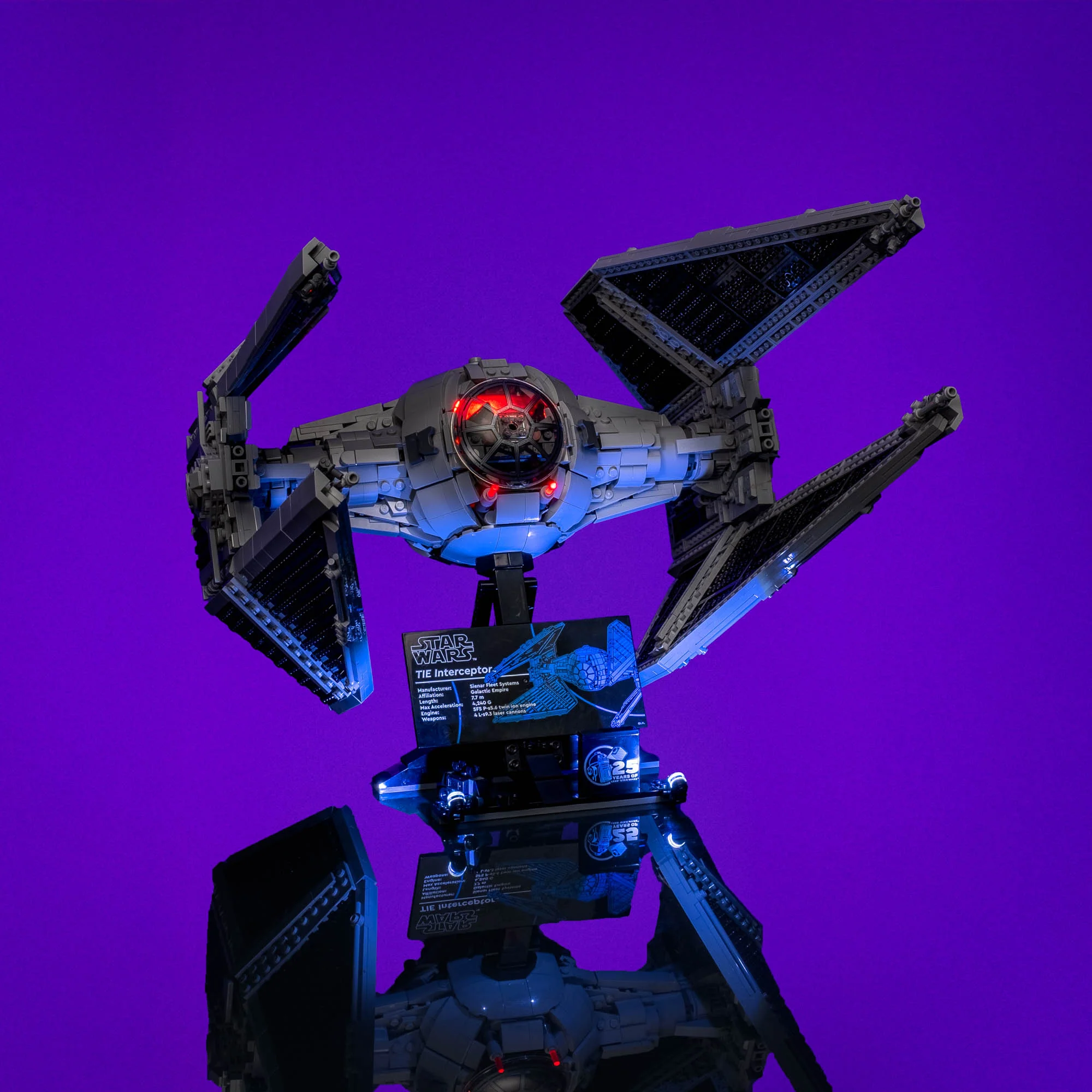 Light Kit For LEGO® Star Wars TIE Interceptor #75382 - Image 5