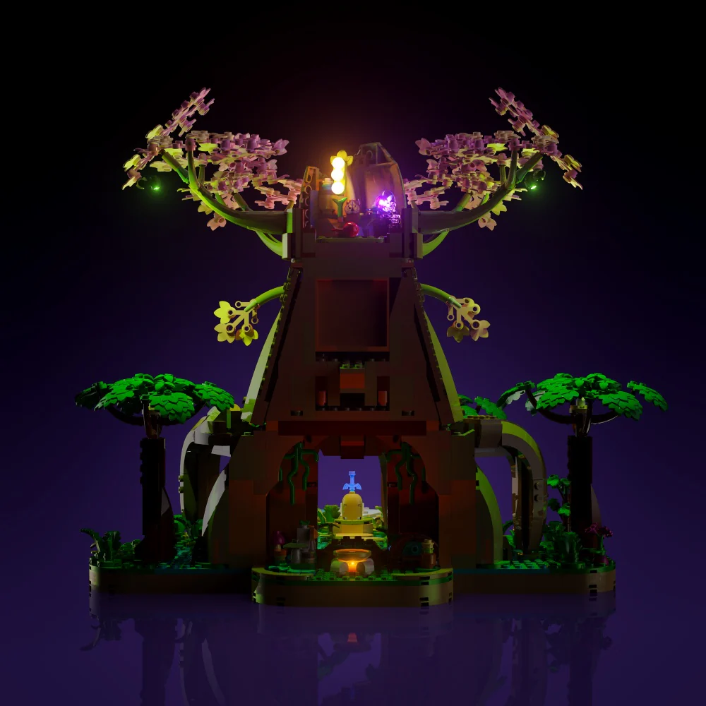 Light Kit for LEGO® The Legend of Zelda Great Deku Tree 2-in-1 #77092 - Image 12